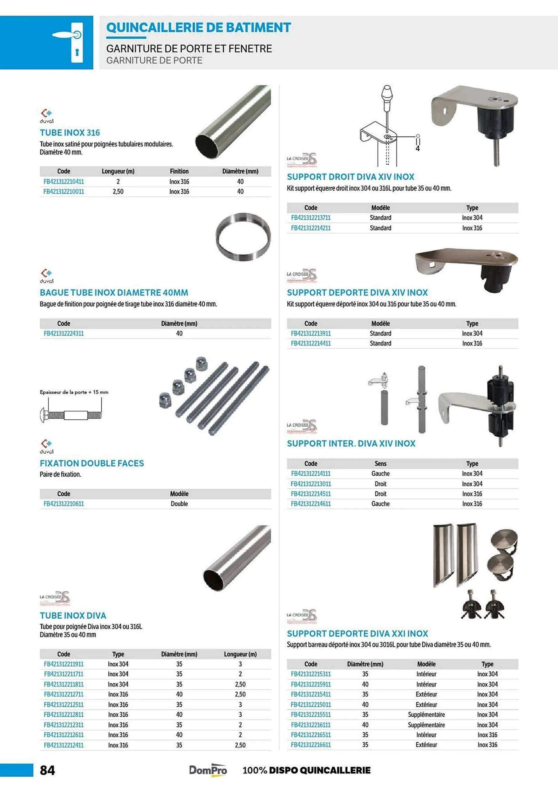 Catalogue DomPro du 8 juillet au 4 janvier 2025 - Catalogue page 84