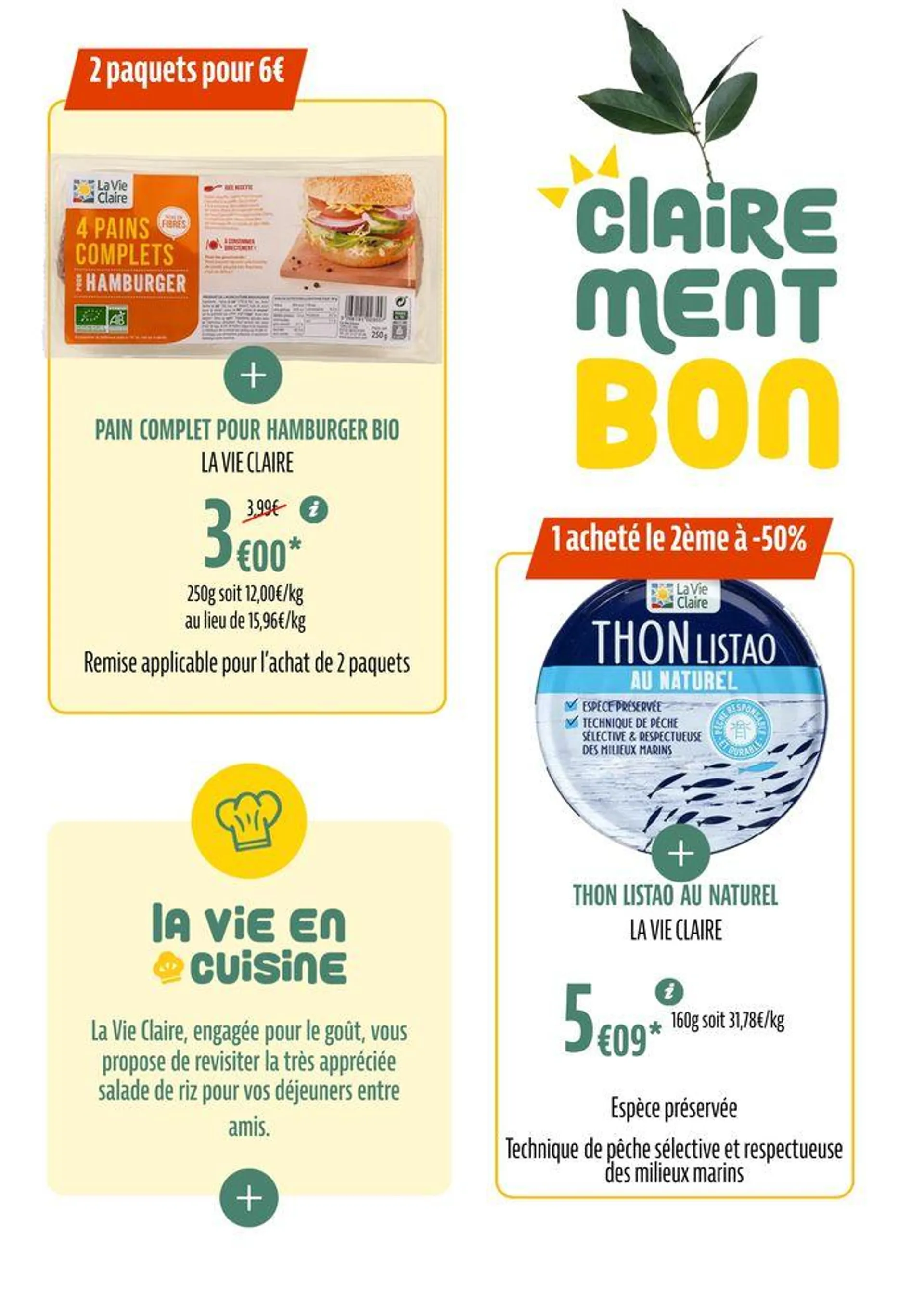 TOUTES NOS PROMOS BIO POUR UN ÉTÉ SAVOUREUX du 1 juillet au 31 juillet 2024 - Catalogue page 12