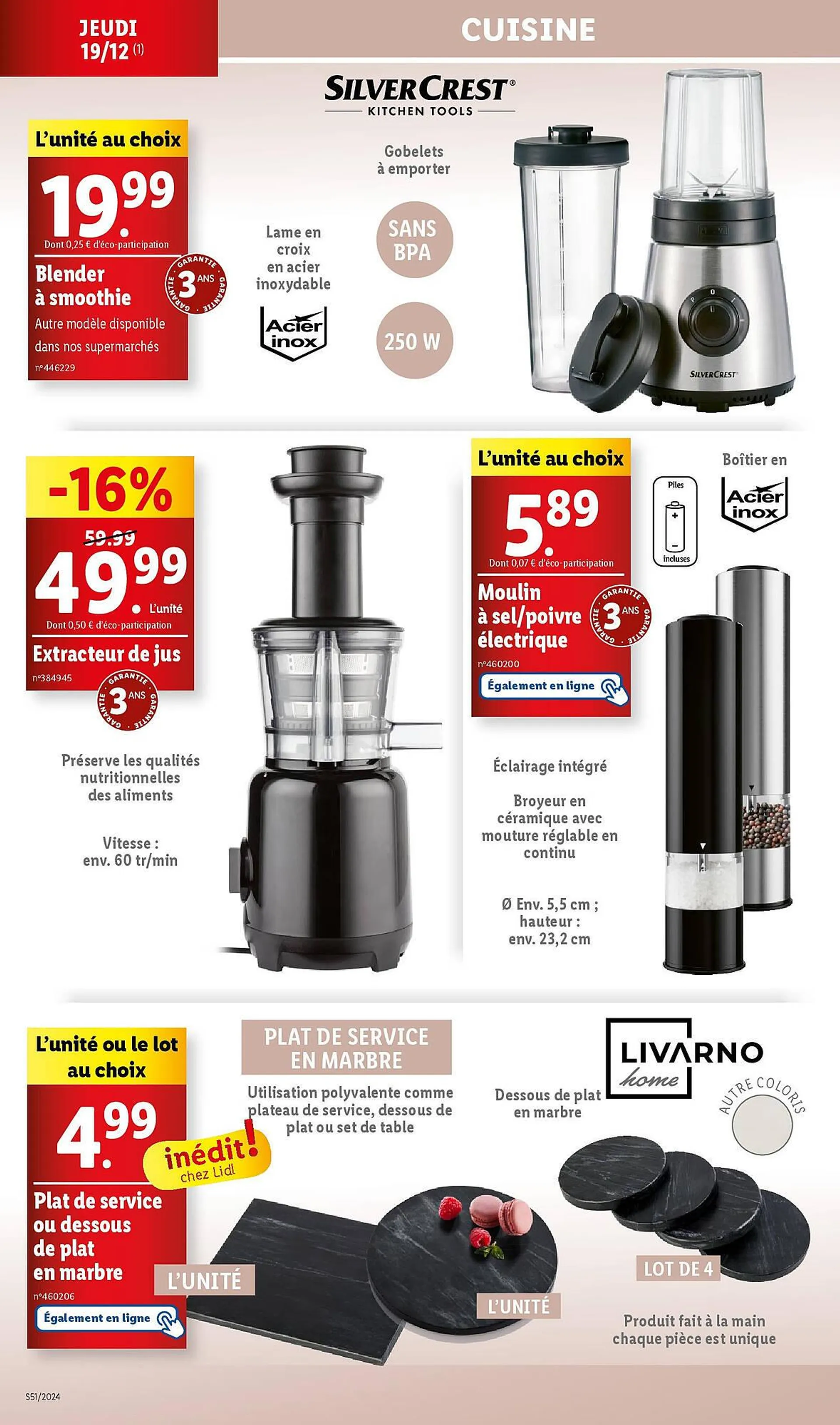 Catalogue Lidl du 17 décembre au 21 décembre 2024 - Catalogue page 4