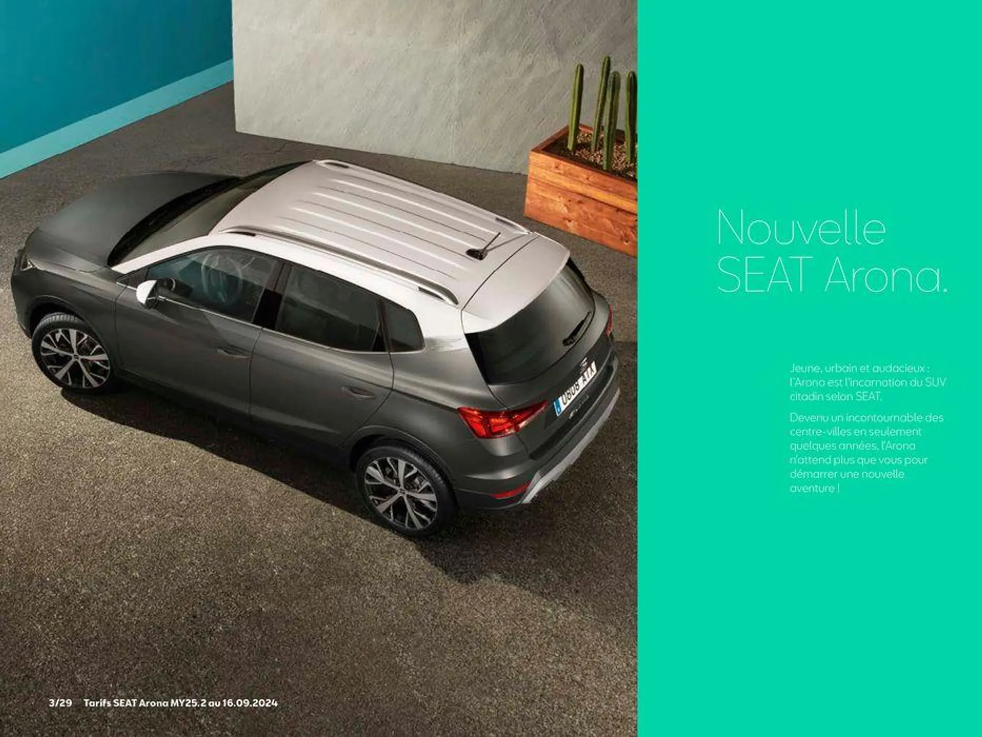 SEAT Arona du 24 septembre au 24 septembre 2025 - Catalogue page 3