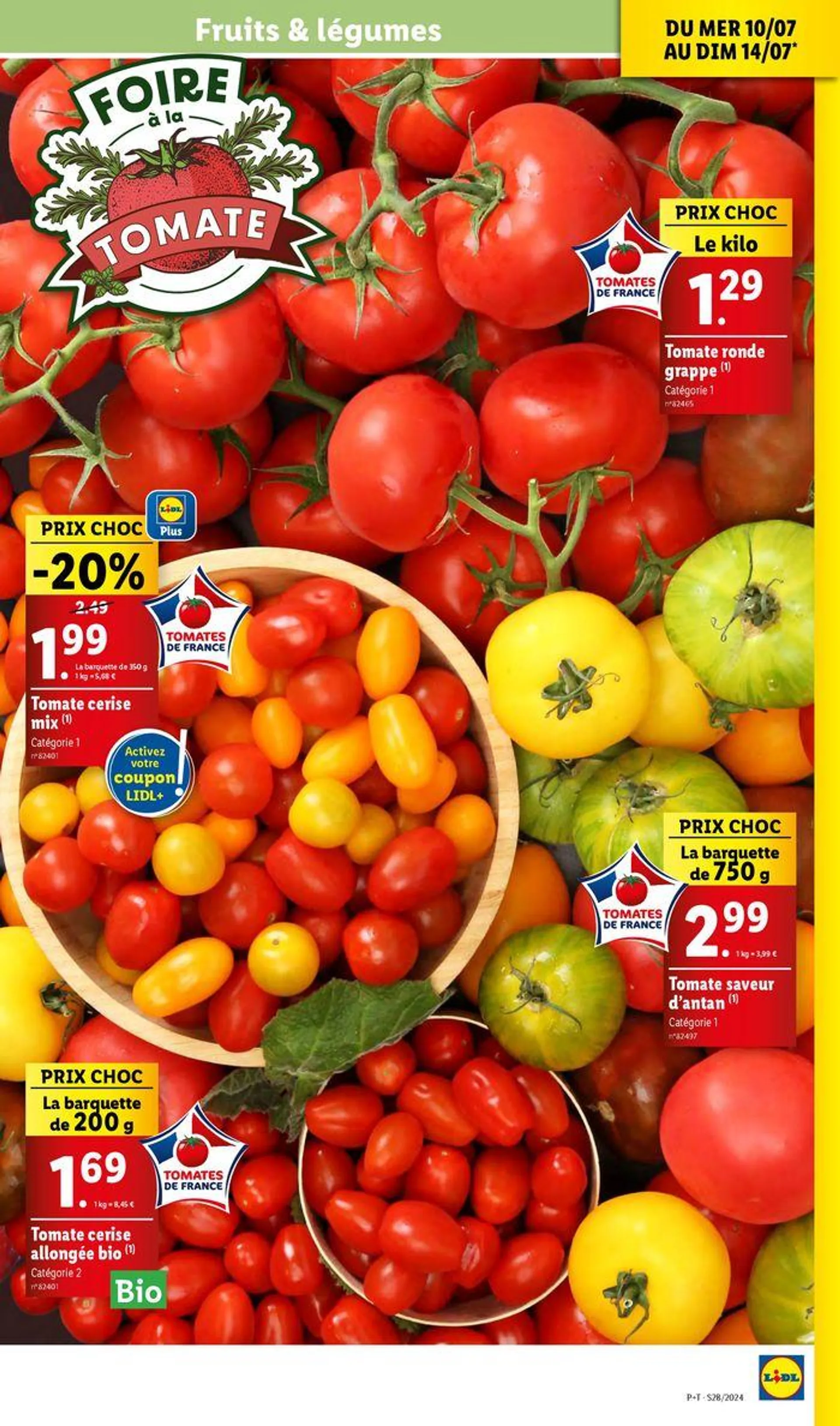 Profiez des petits prix pour des méga économies chez Lidl ! du 10 juillet au 16 juillet 2024 - Catalogue page 5