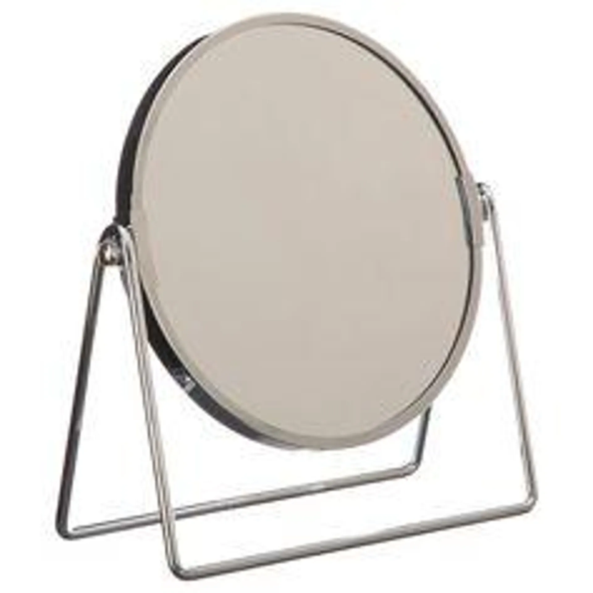 Miroir balançoire à poser chrome D 20cm