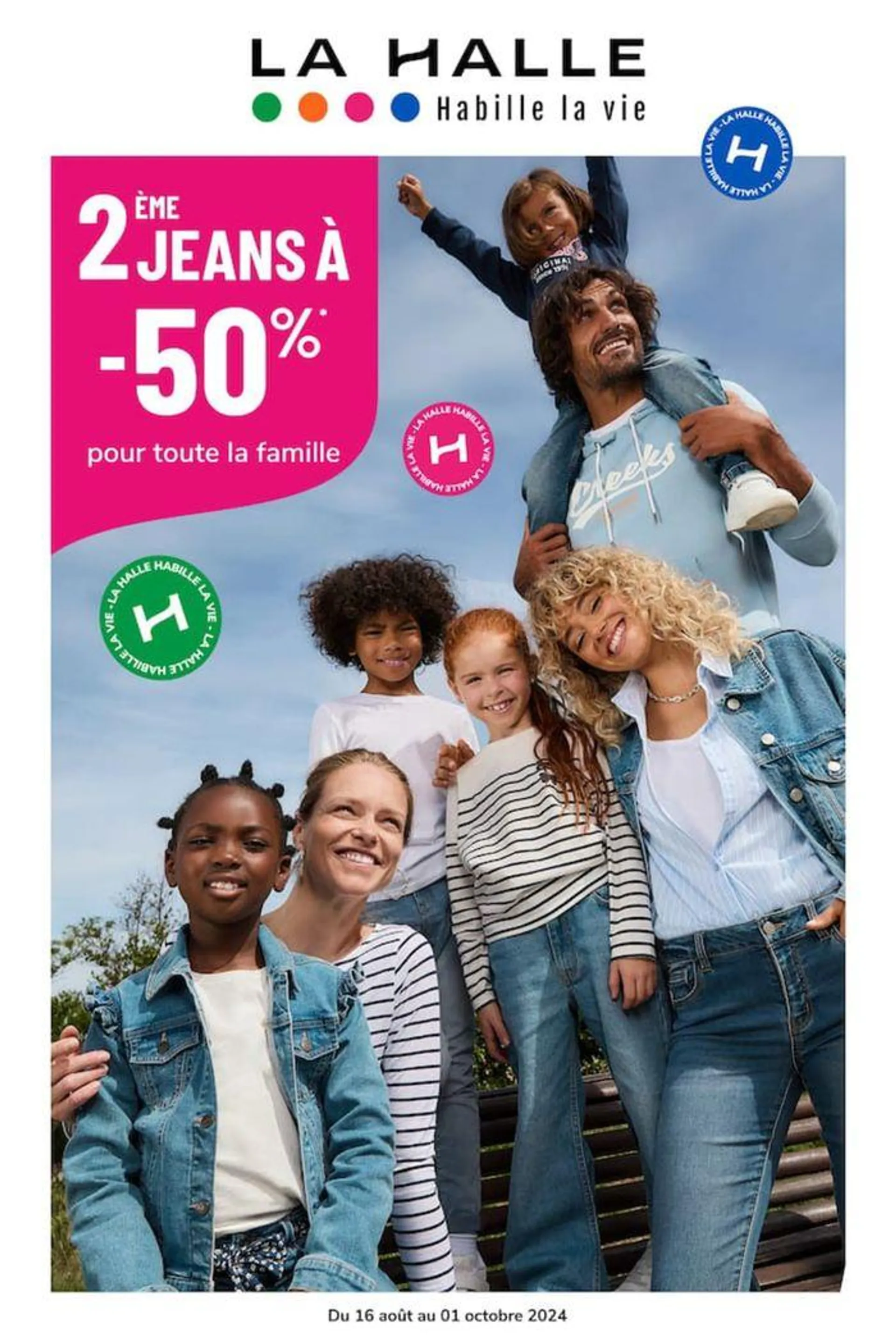 2ème jeans à -50% por toute la famille - 1