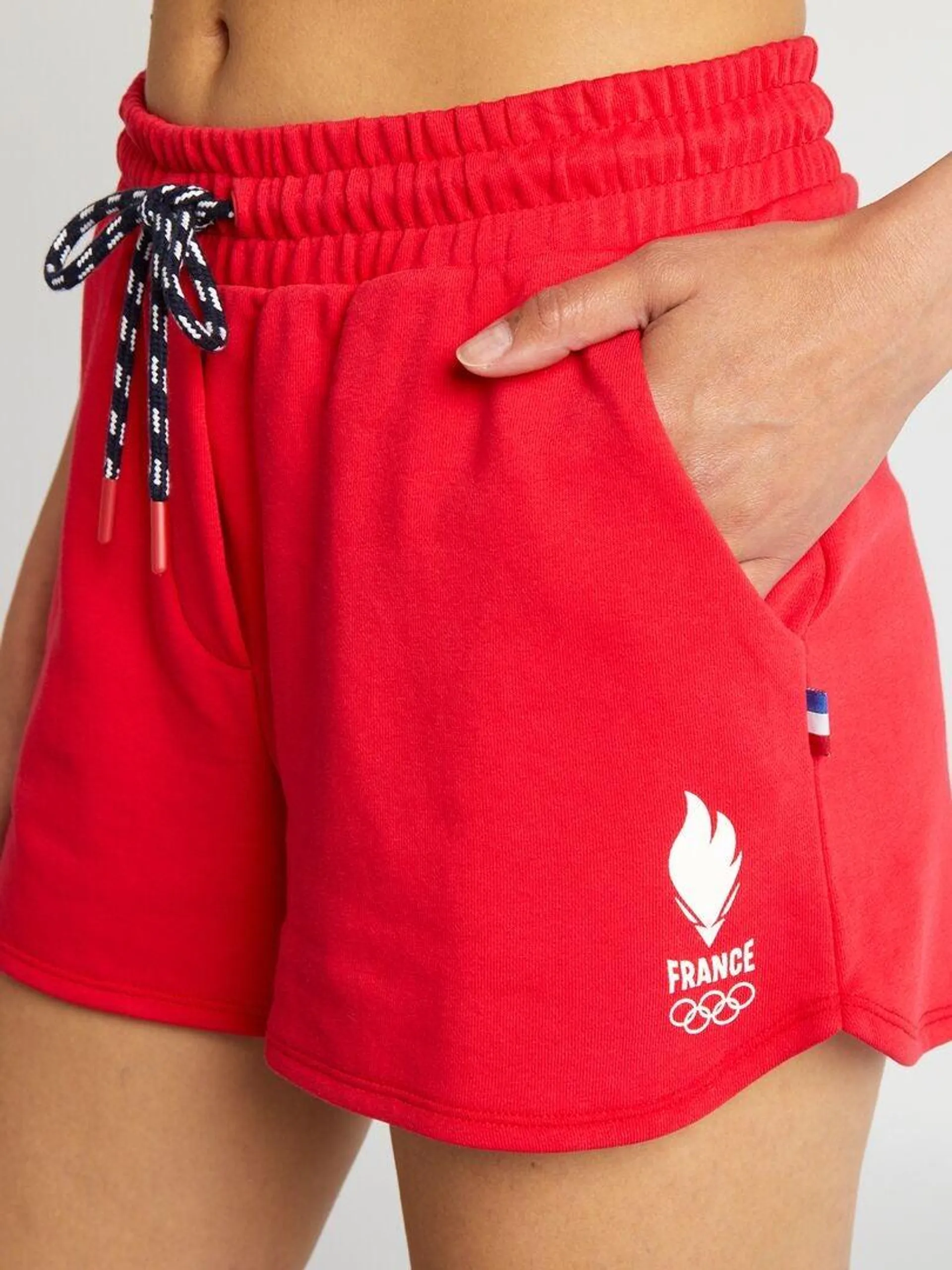 Short de sport - Paris 2024 - Rouge