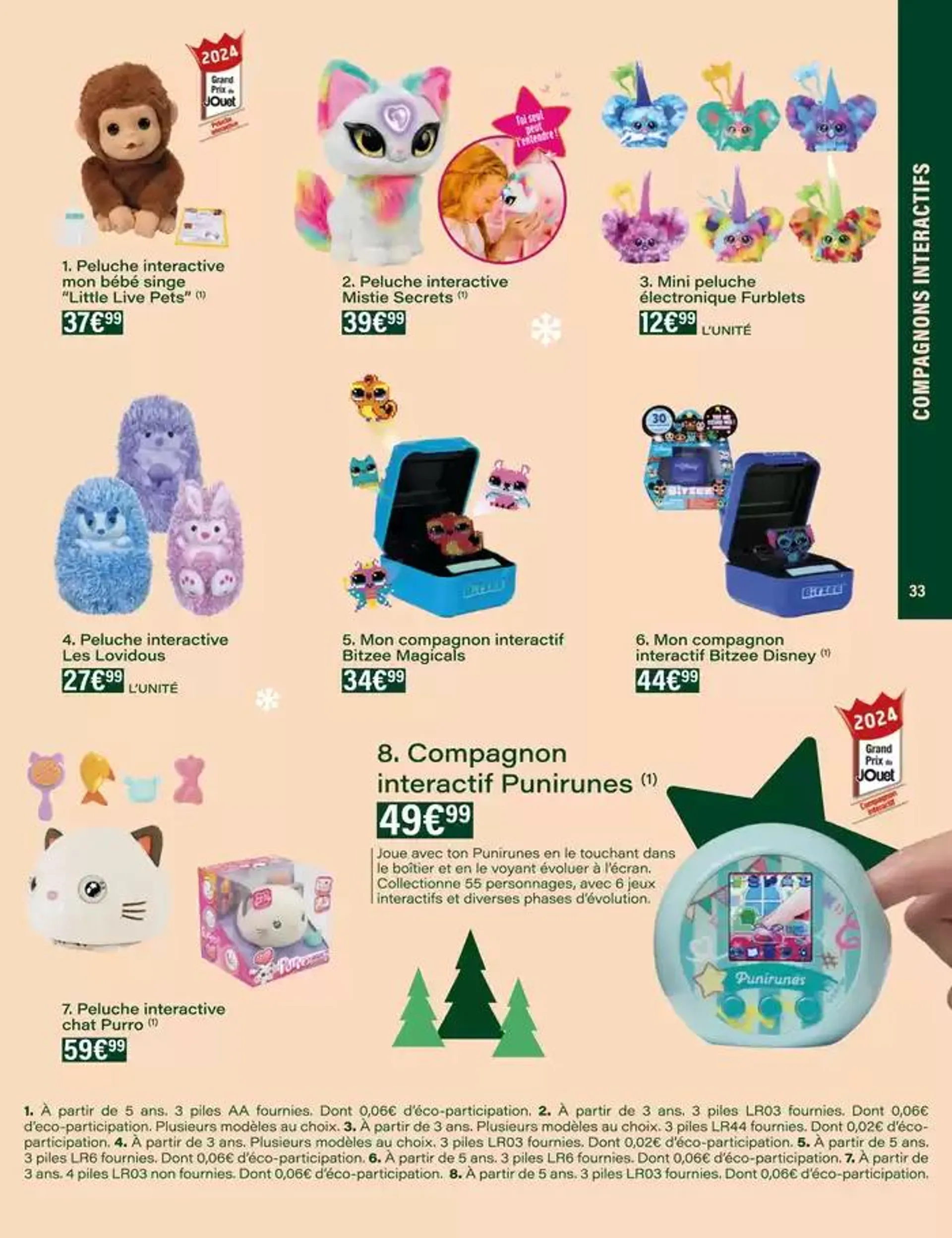 Les jouets de Noël du 25 octobre au 31 décembre 2024 - Catalogue page 33