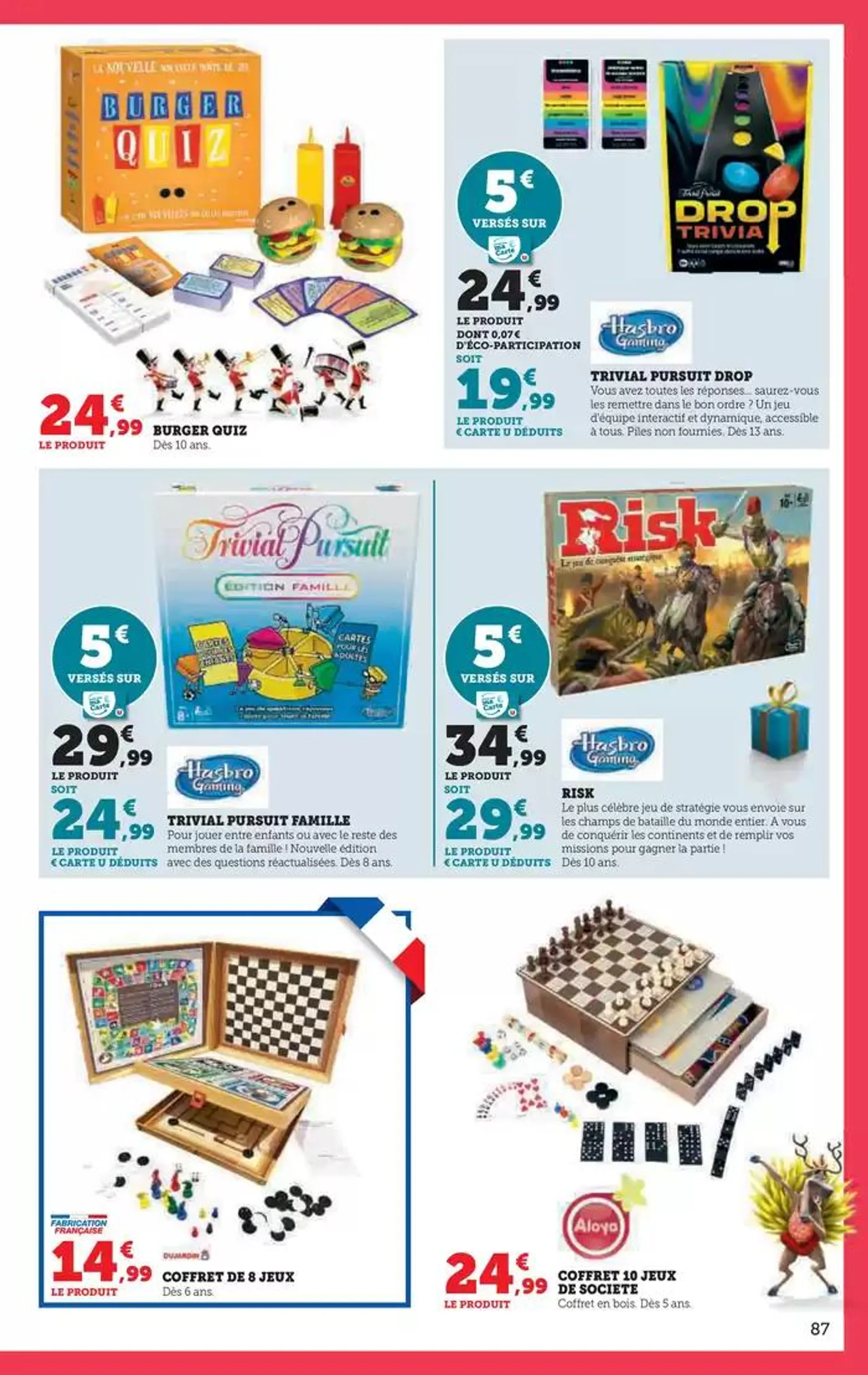 Jouets du 22 octobre au 8 décembre 2024 - Catalogue page 87