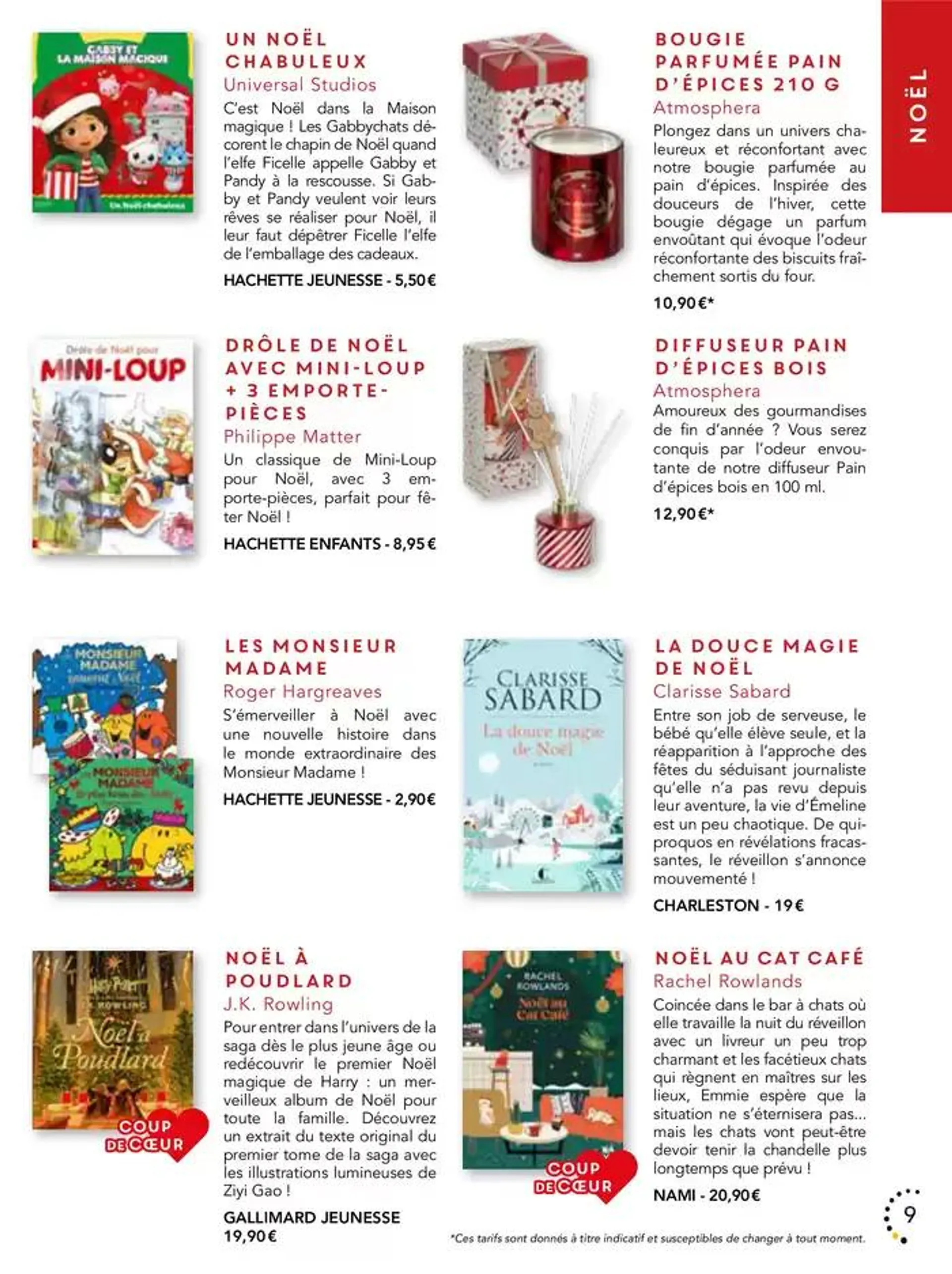 Les belles surprises de Noël du 23 octobre au 25 décembre 2024 - Catalogue page 9