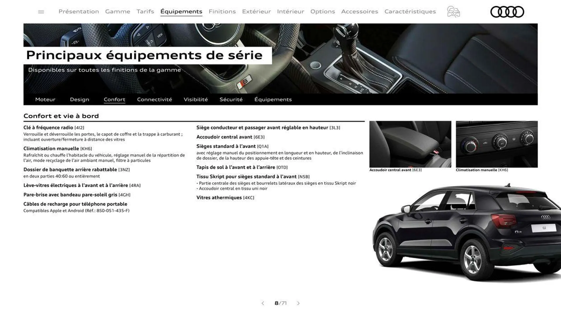 Audi Q2 du 20 août au 31 décembre 2024 - Catalogue page 8