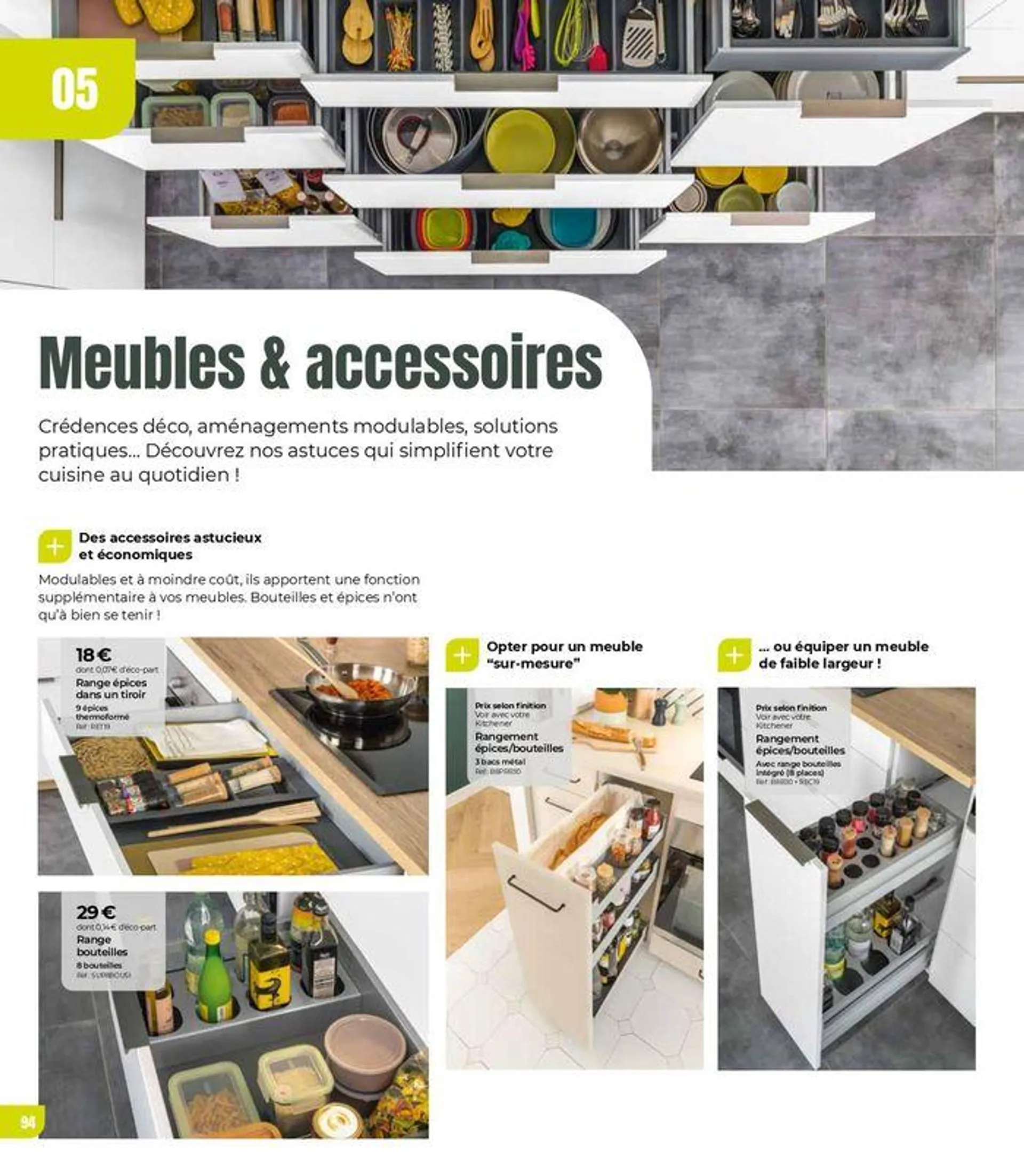 Consultez le menu avant de vous mettre en cuisine. du 7 août au 31 décembre 2024 - Catalogue page 94