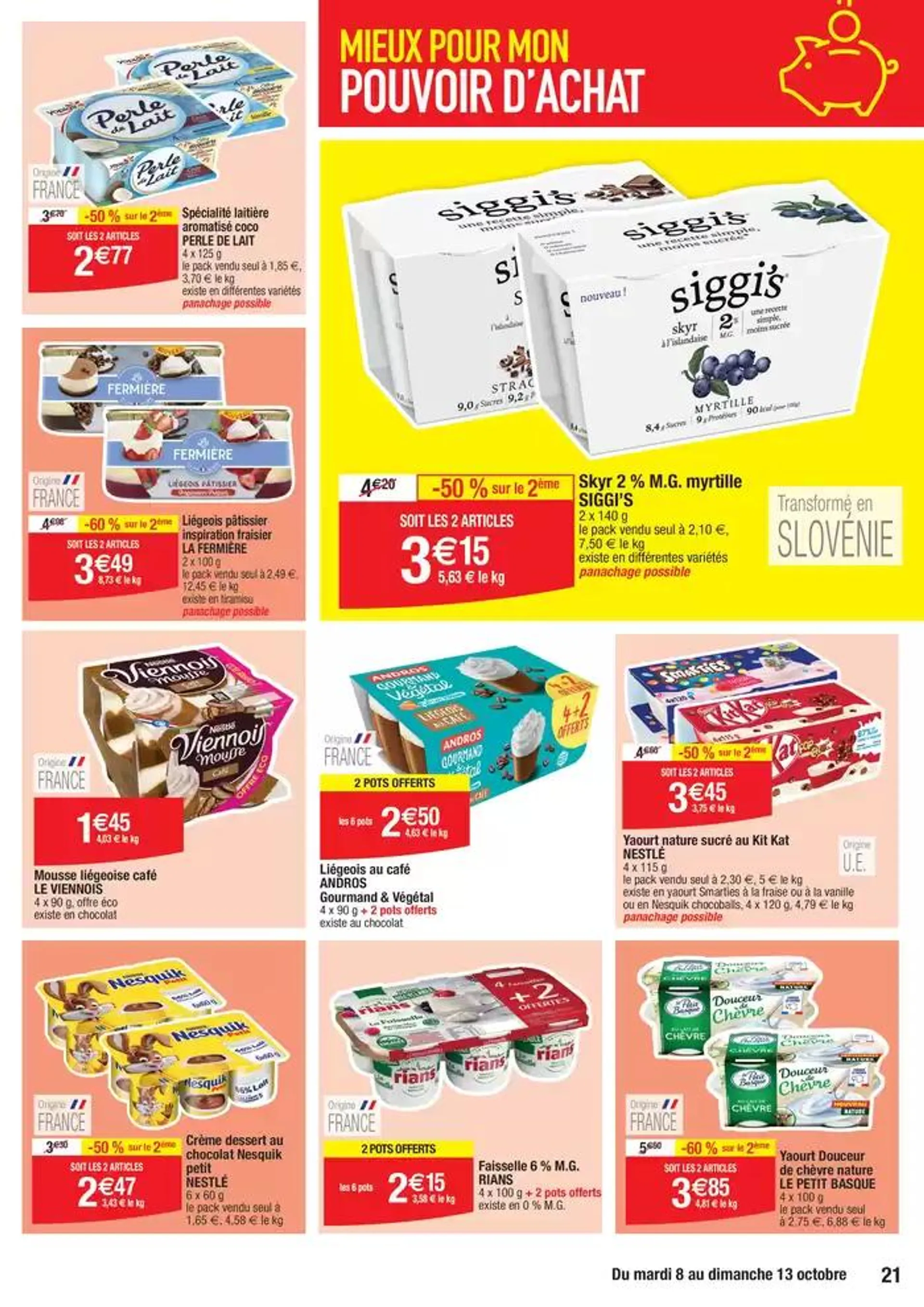 Mieux pour mon pouvoir d’achat du 8 octobre au 13 octobre 2024 - Catalogue page 21