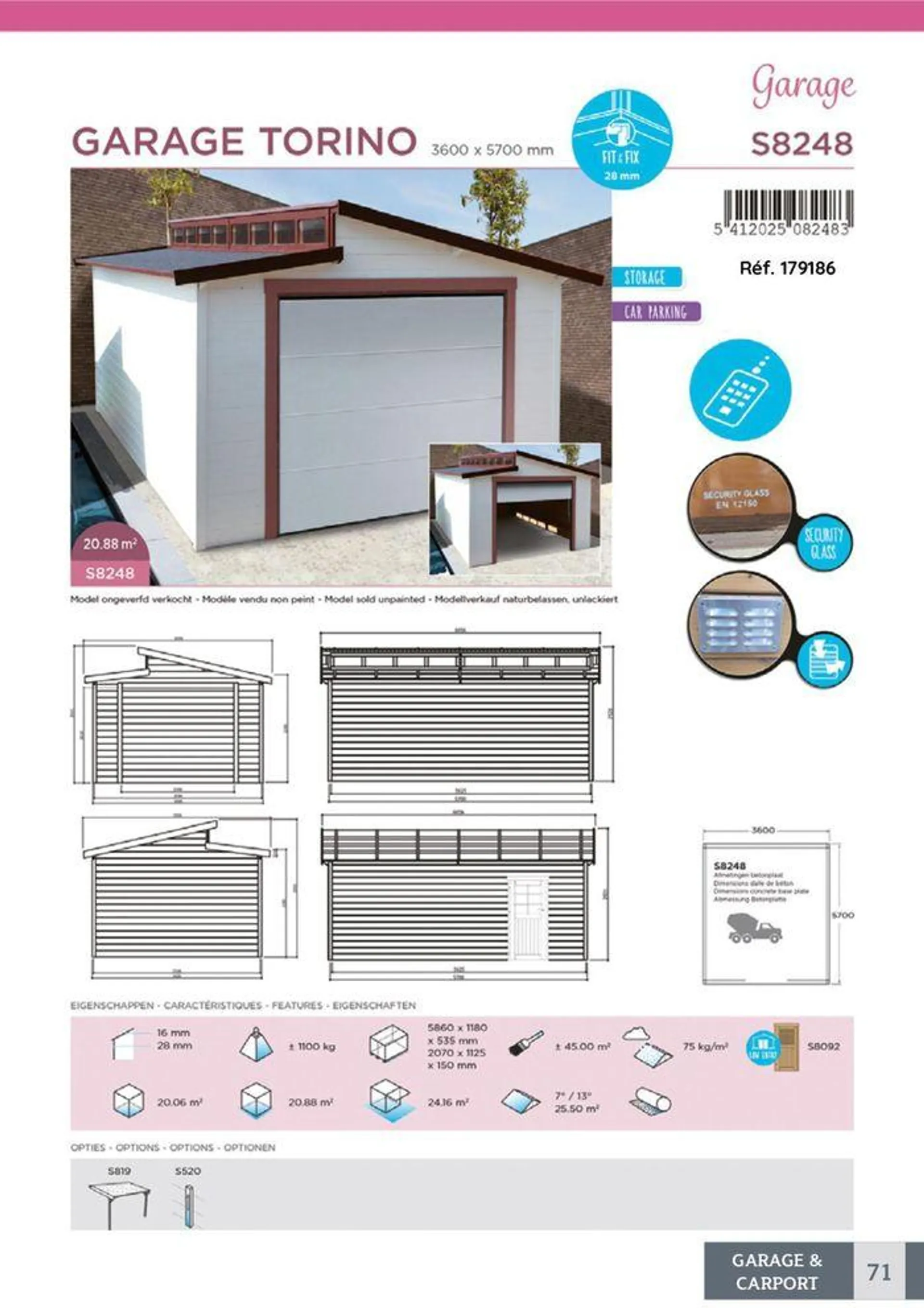 Abris de Jardin du 31 janvier au 31 décembre 2024 - Catalogue page 72