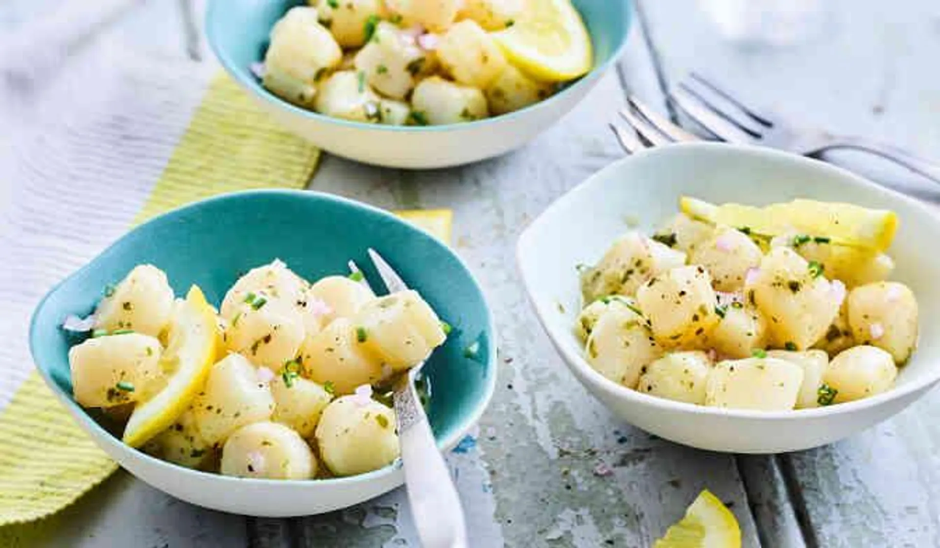 Ceviche de St-Jacques à l?échalote, au citron MSC