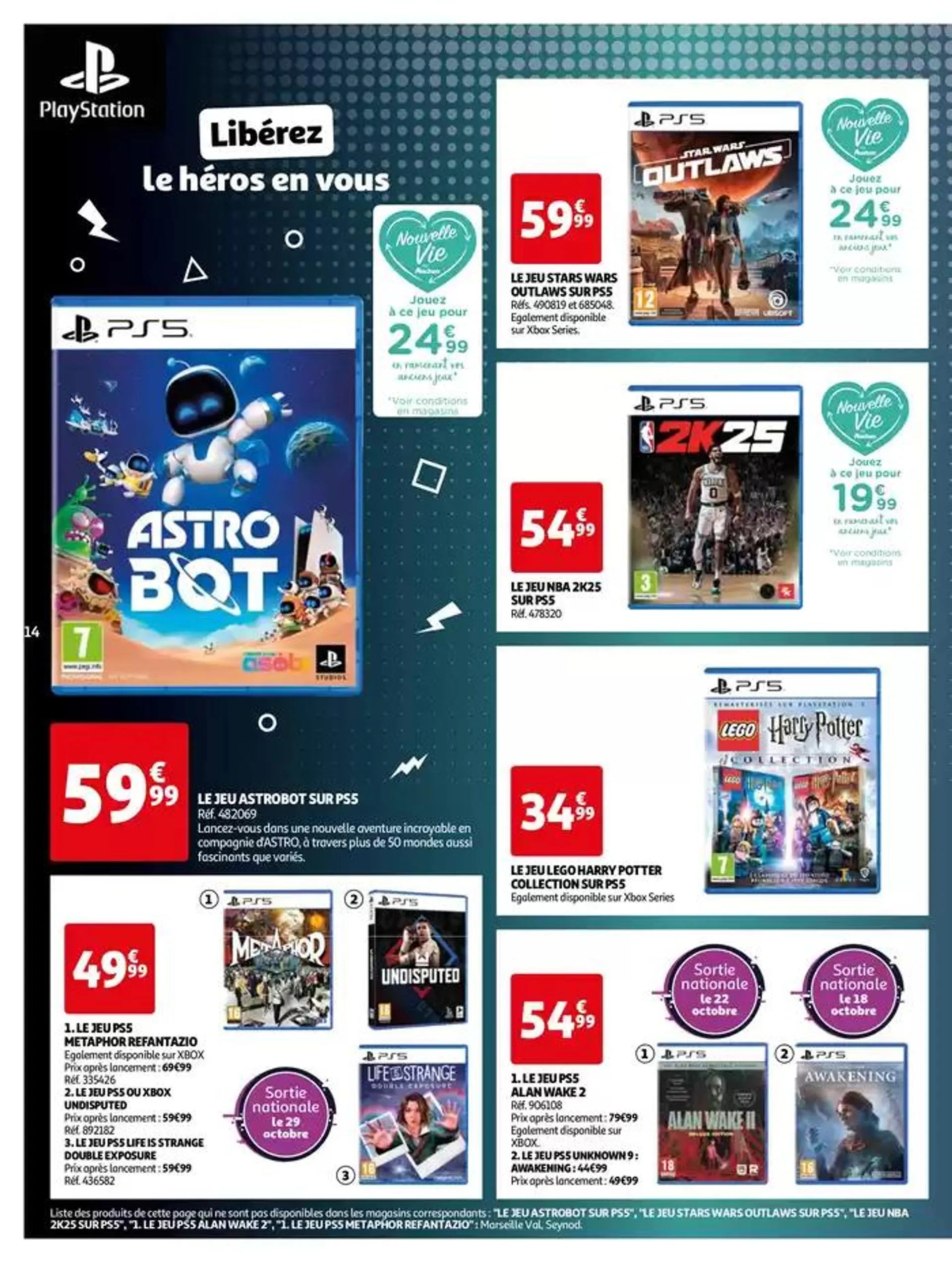 Games Week : passez au niveau supérieur du 15 octobre au 28 octobre 2024 - Catalogue page 14