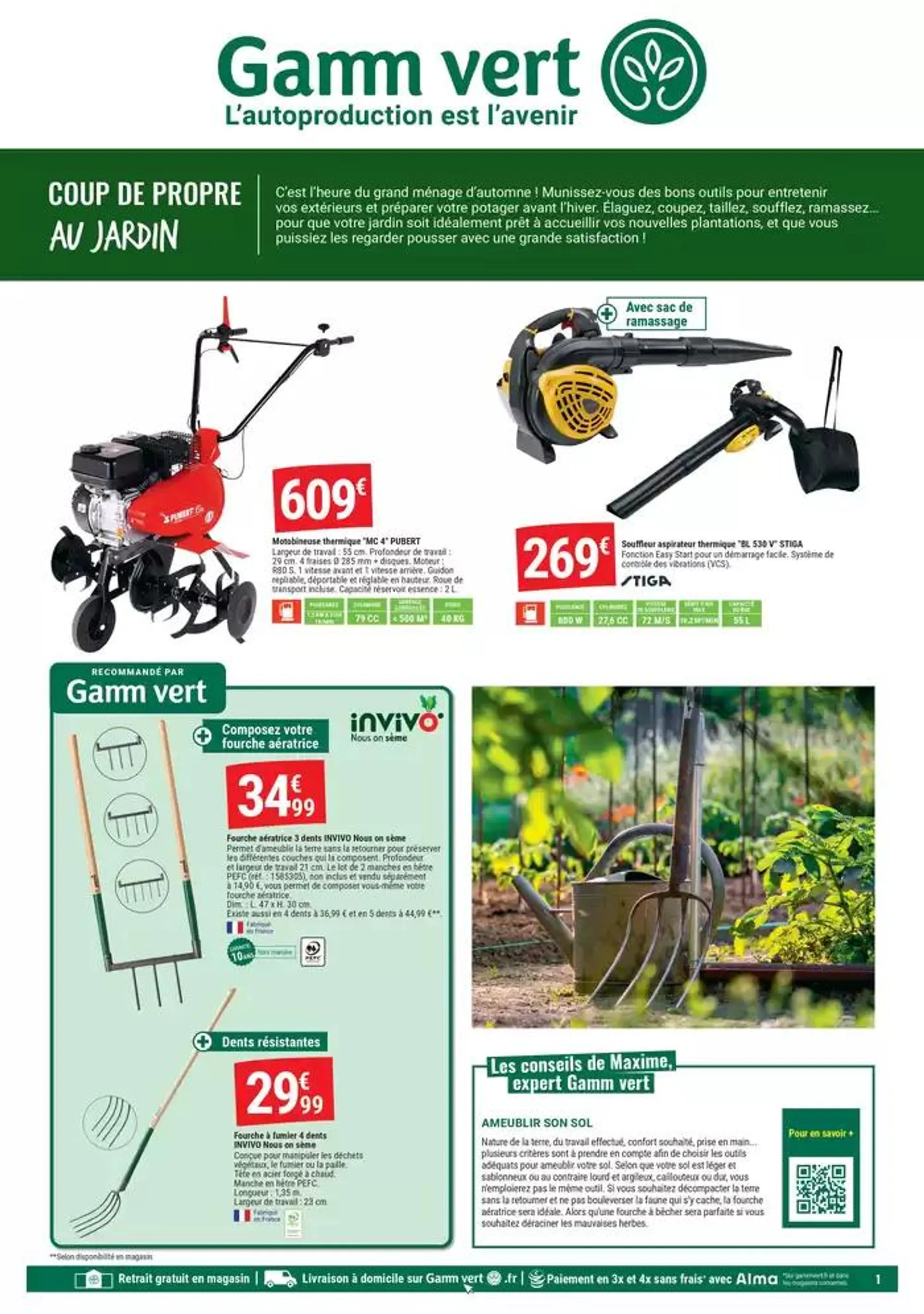 Préparez votre jardin à révéler sa belle nature du 7 octobre au 20 octobre 2024 - Catalogue page 13