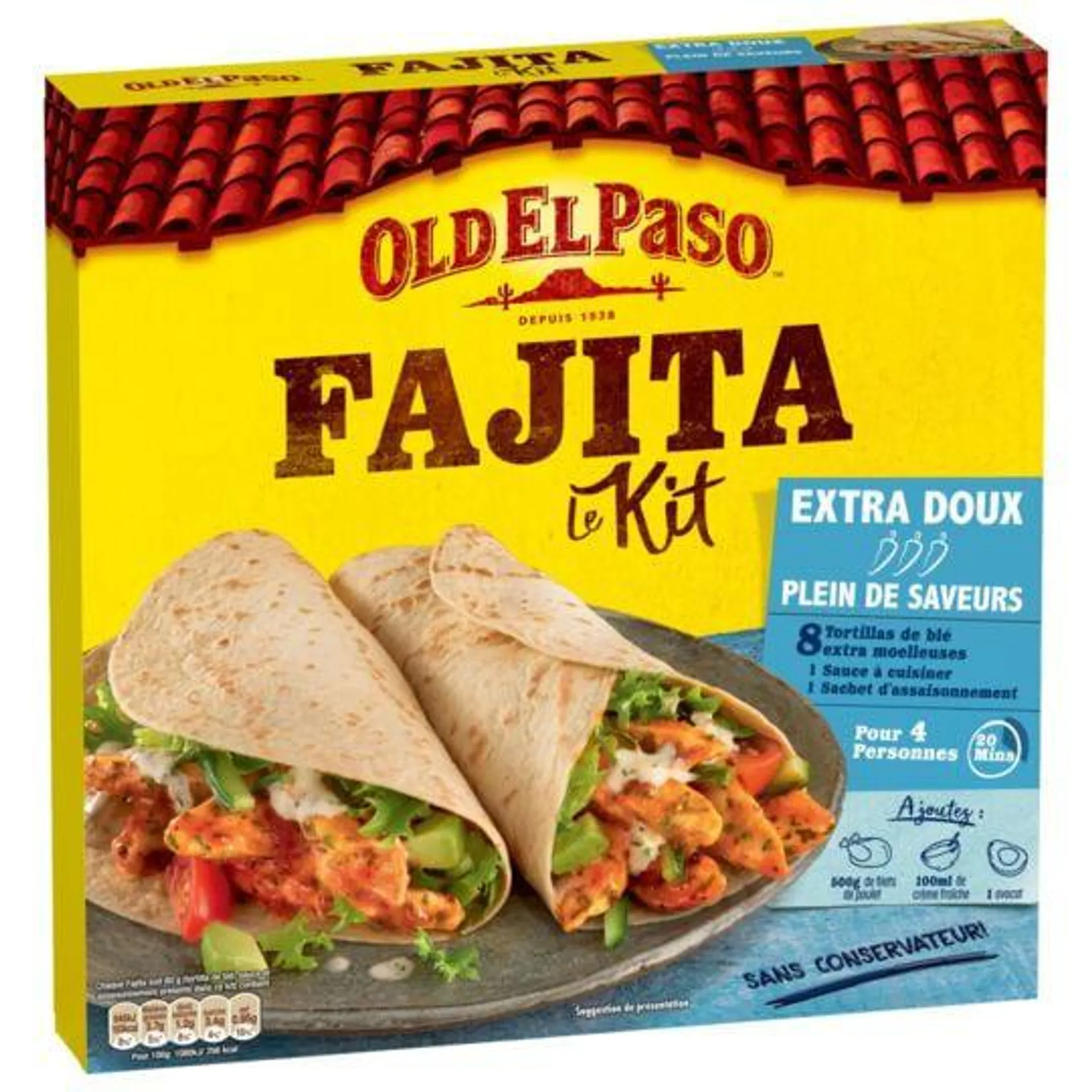 Kit pour Fajitas sans piment OLD EL PASO