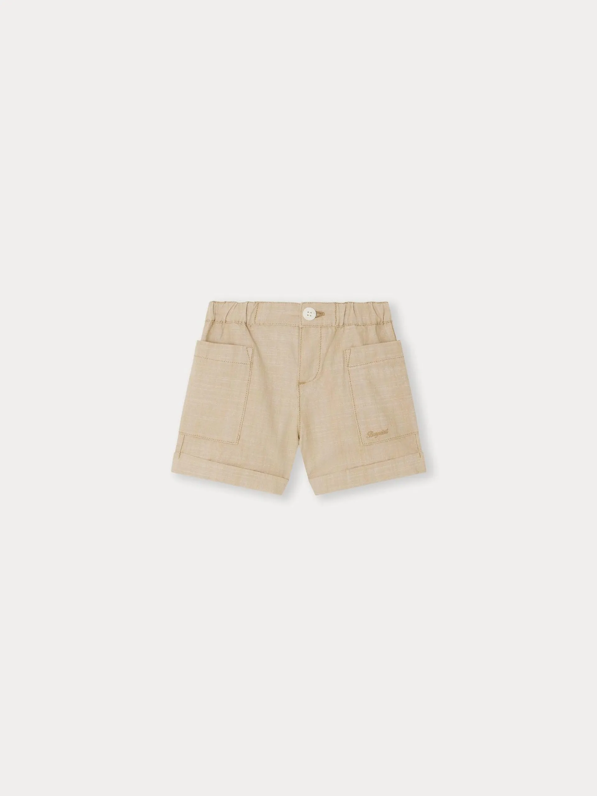 Short Nateo kaki clair