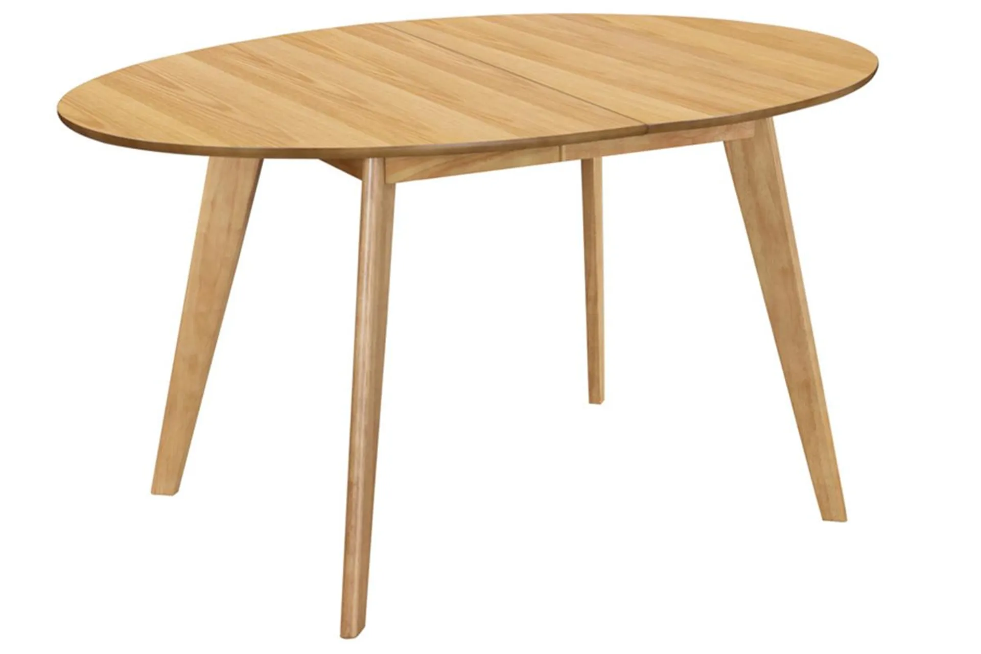 Table à manger extensible ovale en bois clair L150-200 cm MARIK