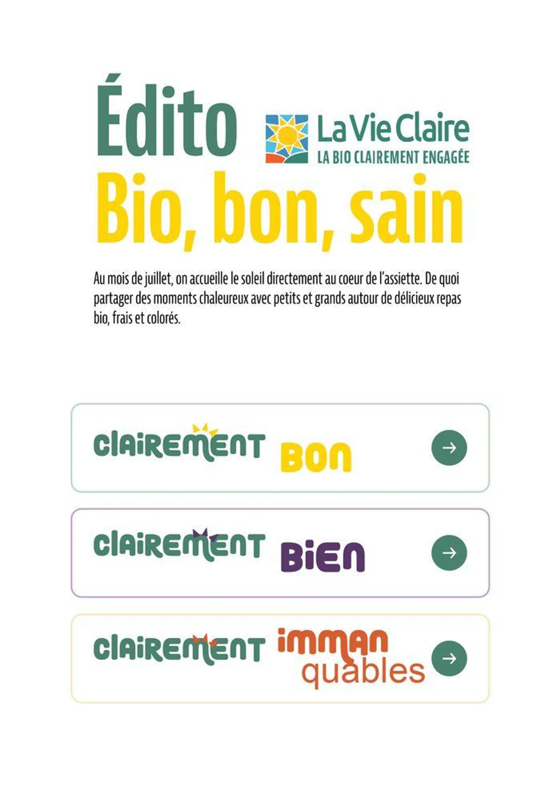 TOUTES NOS PROMOS BIO POUR UN ÉTÉ SAVOUREUX du 1 juillet au 31 juillet 2024 - Catalogue page 2