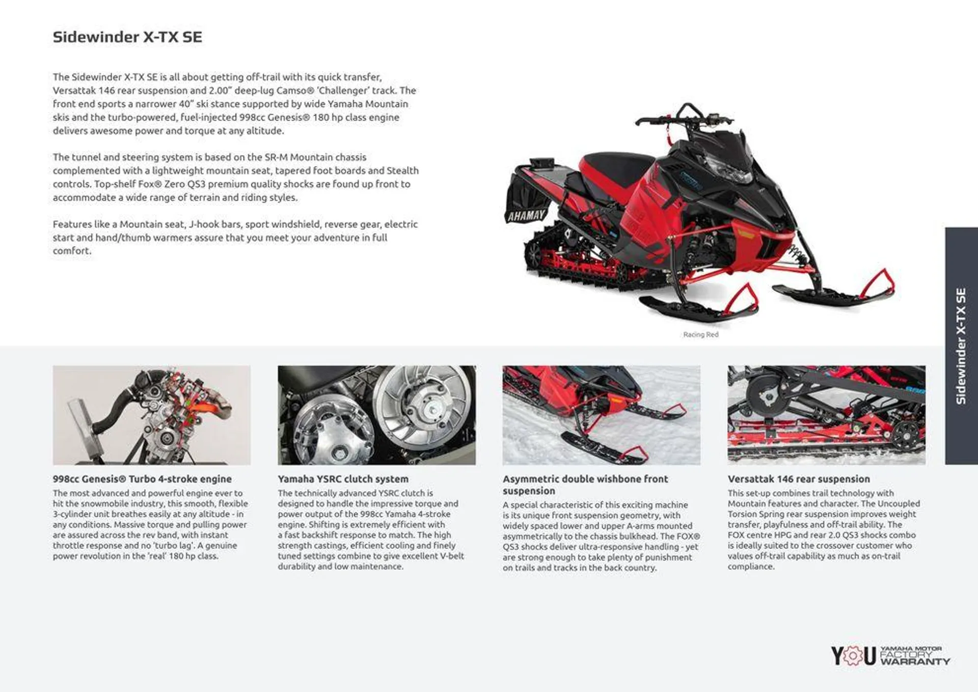 Catalogue Yamaha Motoneiges - Snowmobiles du 18 juin au 31 décembre 2024 - Catalogue page 19