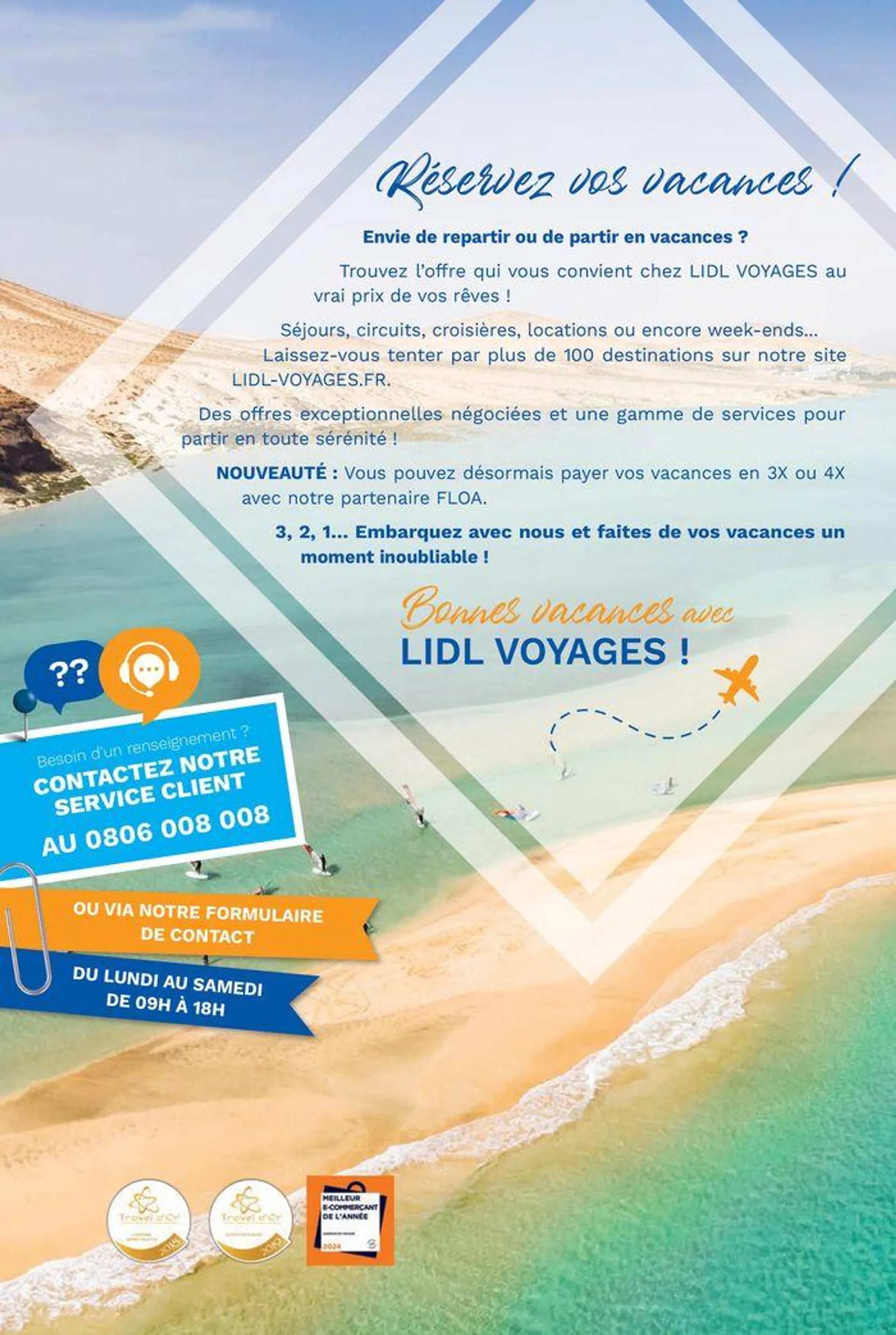 Bonnes vacances avec Lidl Voyages ! du 11 septembre au 9 décembre 2024 - Catalogue page 2