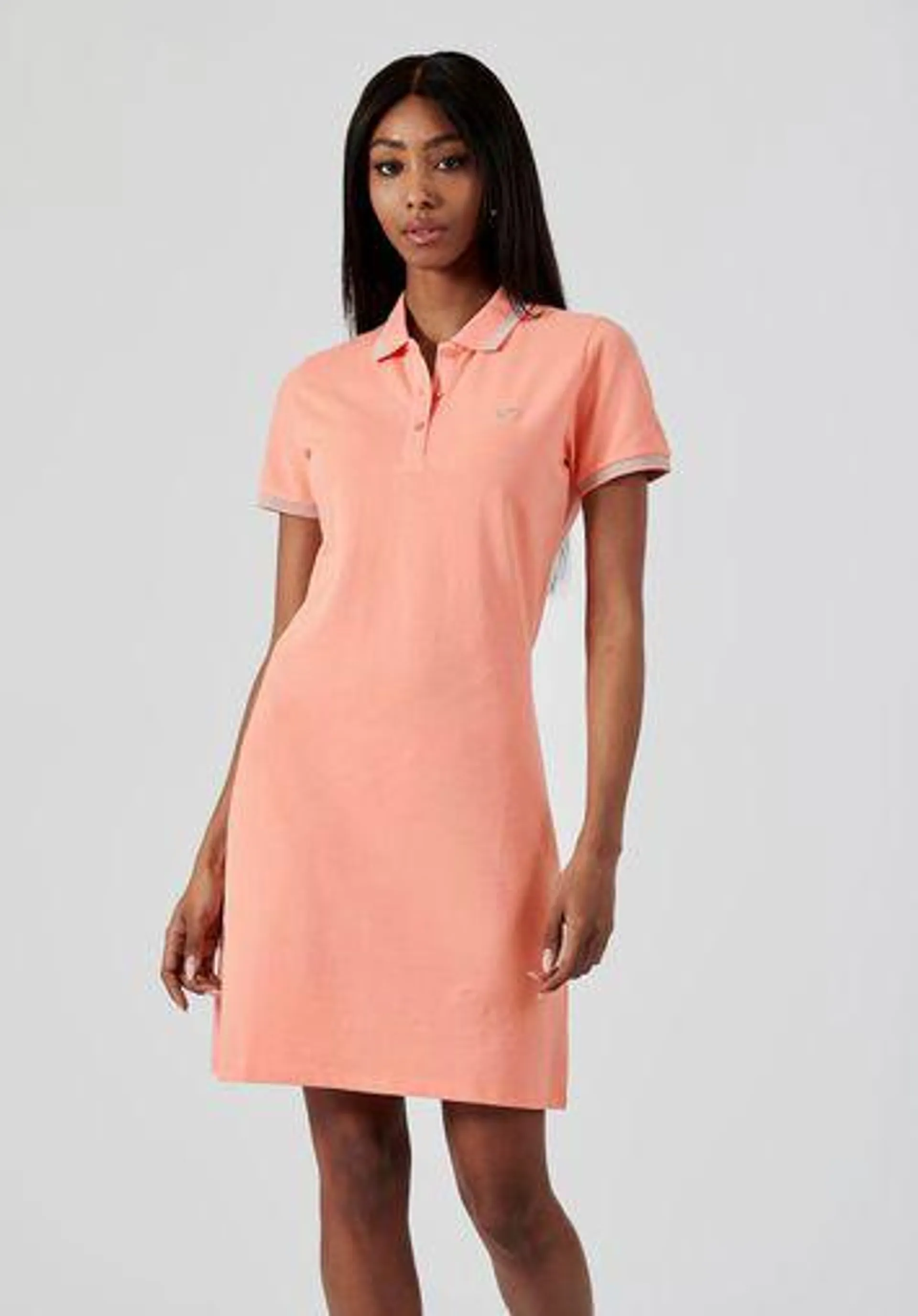 Robe polo corail Femme