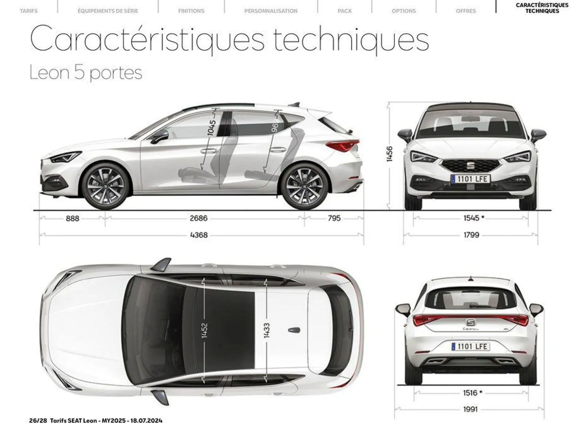 SEAT Leon 5 portes du 24 juillet au 24 juillet 2025 - Catalogue page 26