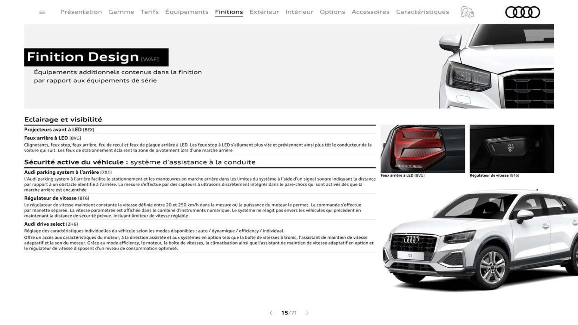 Audi Q2 du 20 août au 31 décembre 2024 - Catalogue page 15