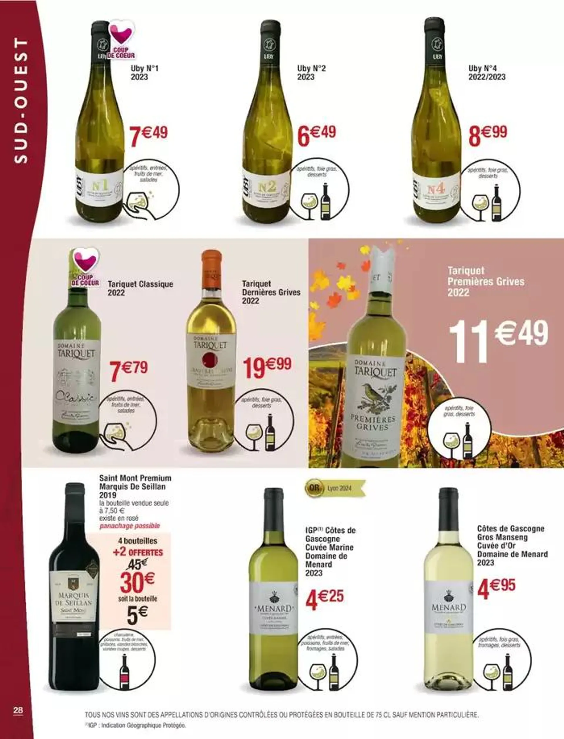 Foire aux vins du 25 septembre au 6 octobre 2024 - Catalogue page 20