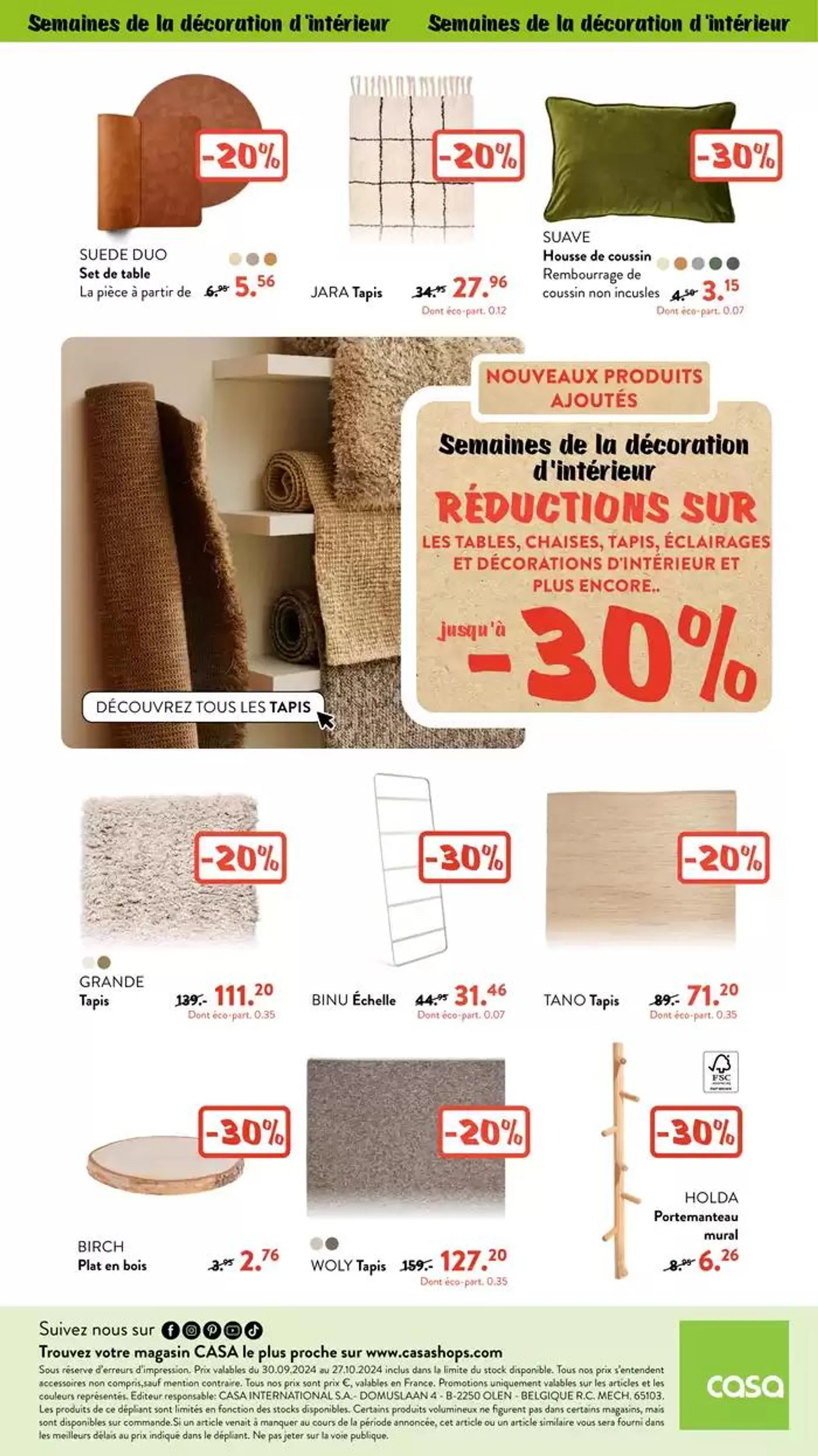 Semaines de la décoration d'intérieur du 21 octobre au 27 octobre 2024 - Catalogue page 2