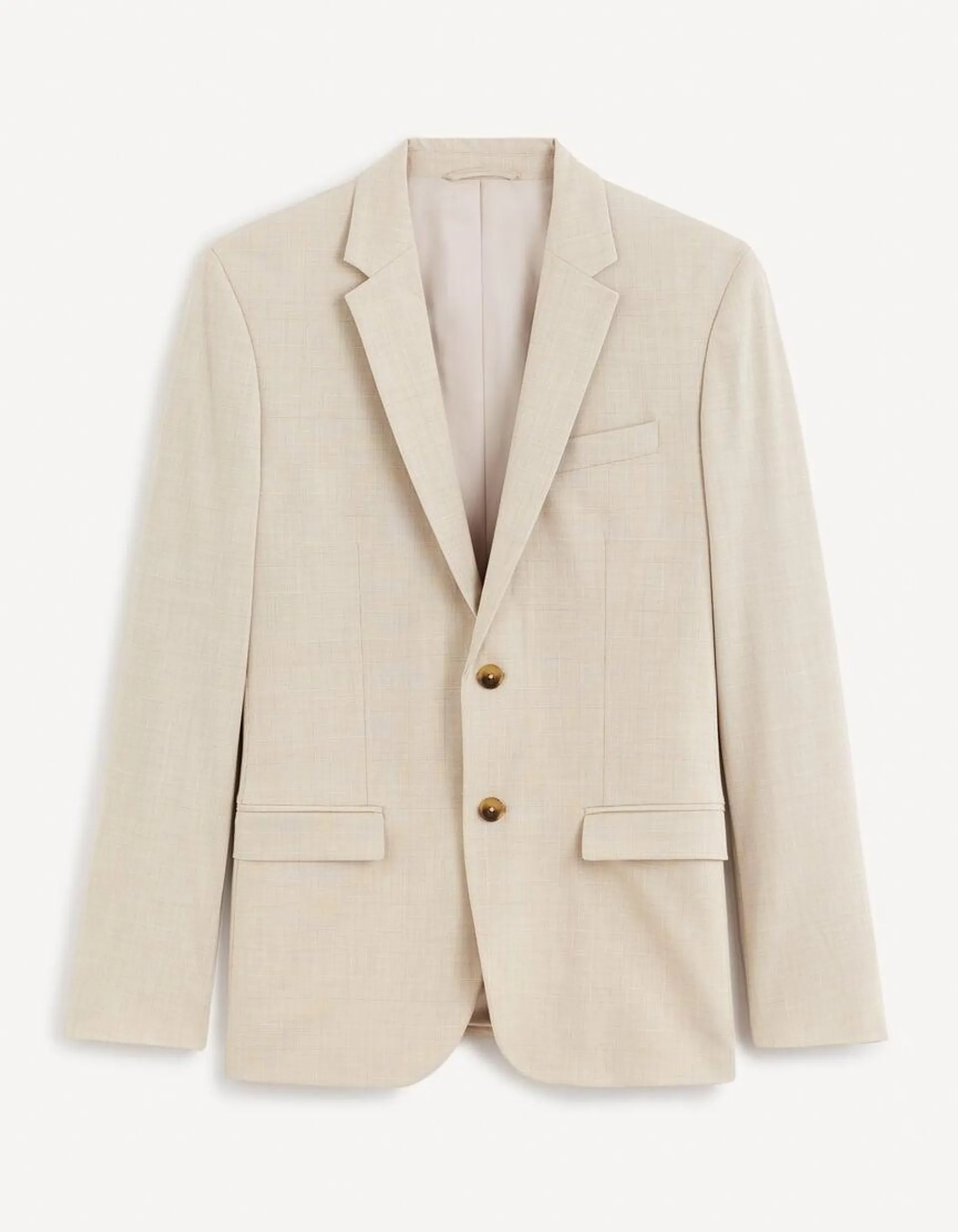 Veste de costume slim - beige