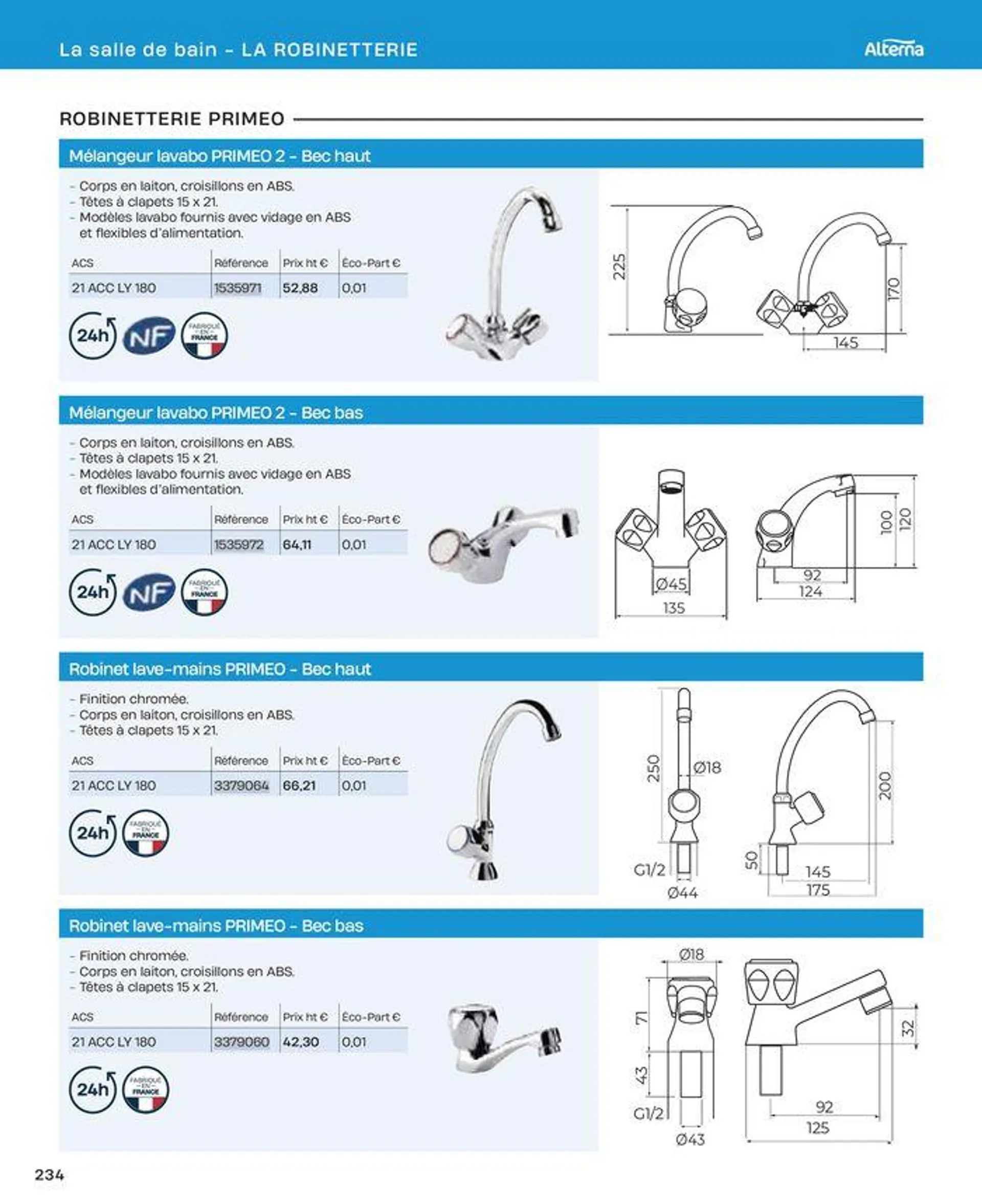 La salle de bain en toute sérénité du 2 juillet au 31 décembre 2024 - Catalogue page 234