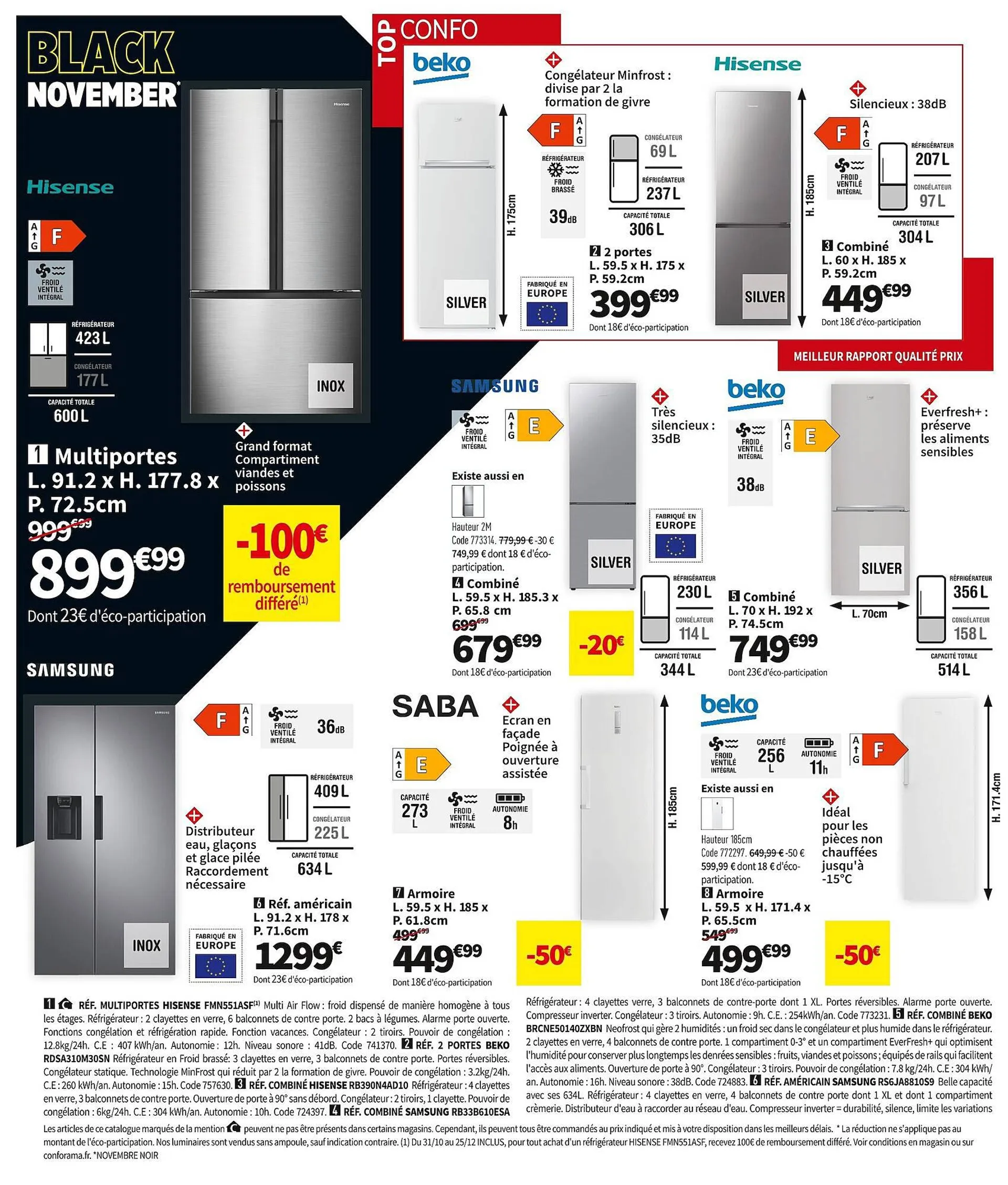 Catalogue Conforama du 30 octobre au 27 novembre 2023 - Catalogue page 16