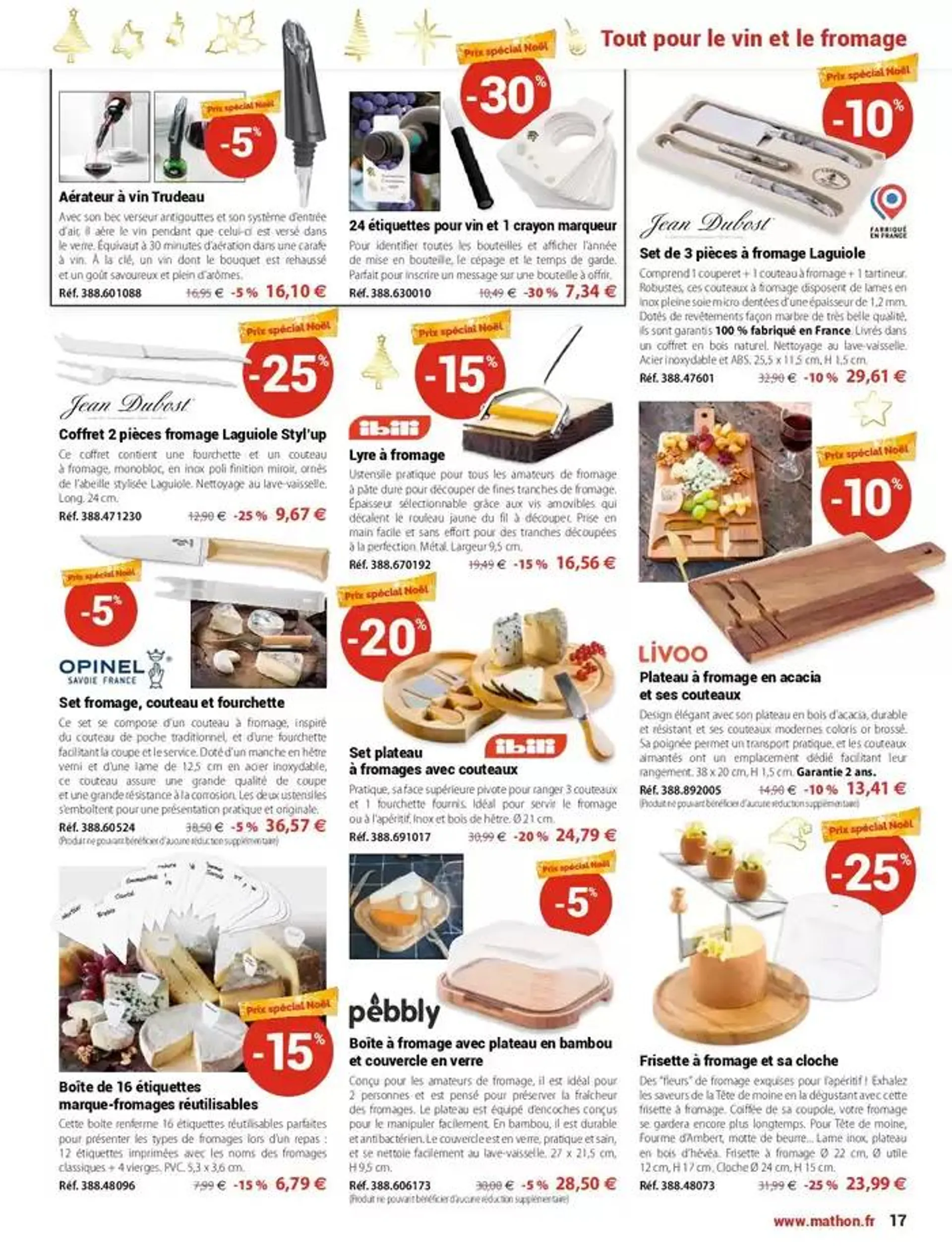  Noël Gourmand du 21 octobre au 31 décembre 2024 - Catalogue page 17