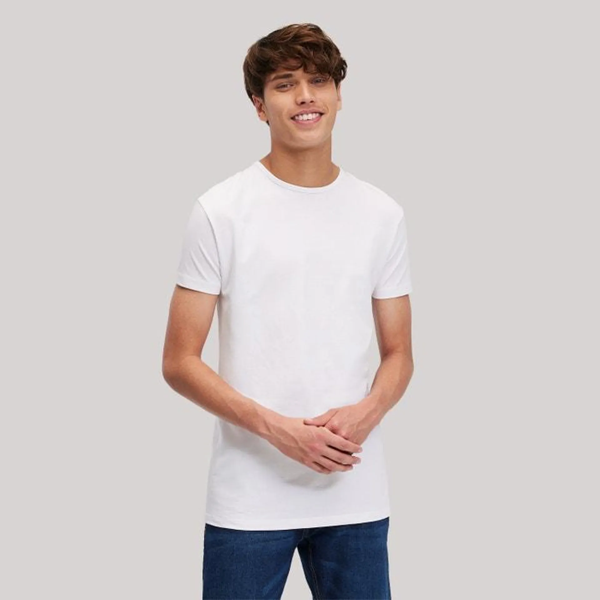 Tee-shirt homme Manches courtes Coupe ajustée. / Stretch