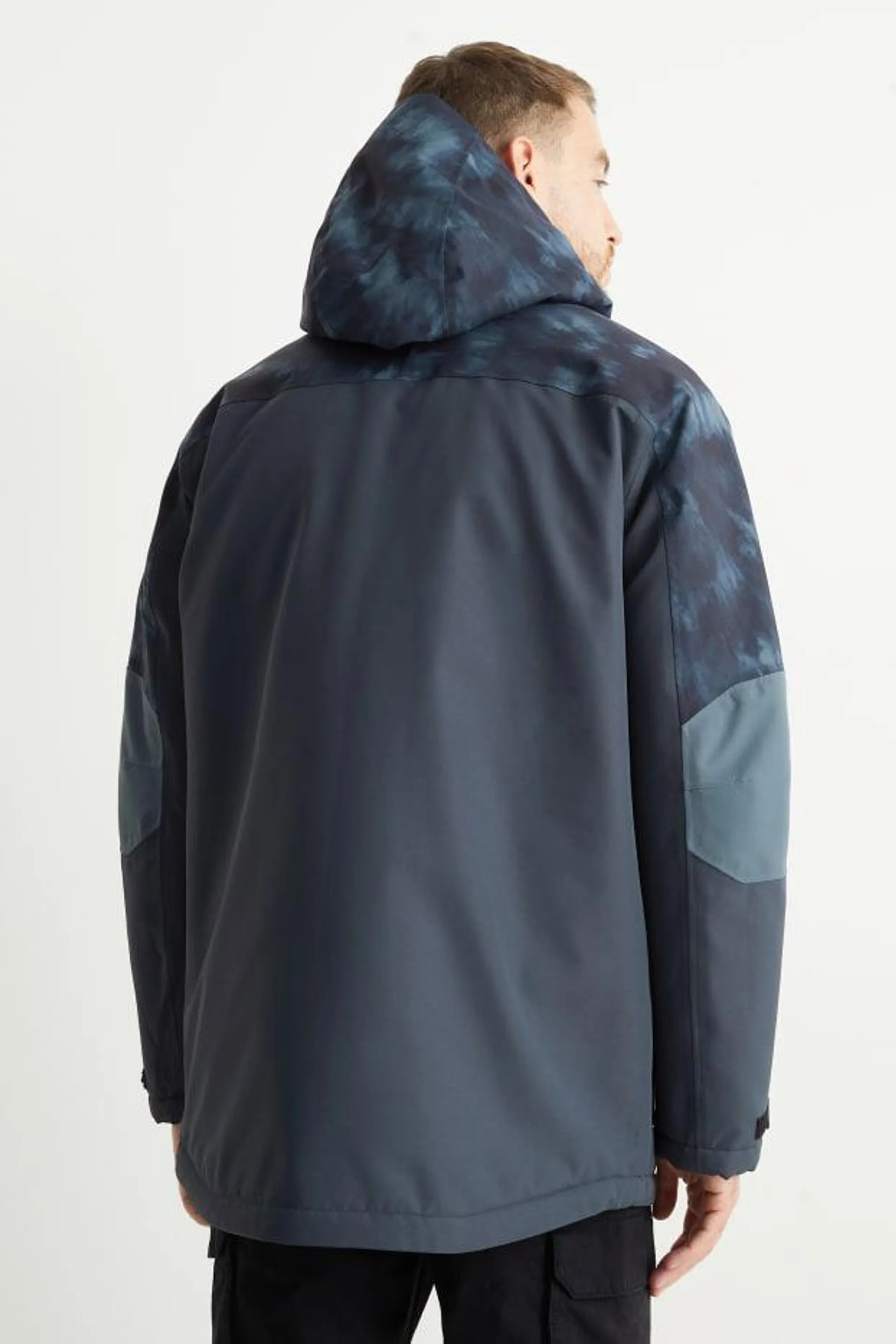 Outdoor jacket with hood - waterproof