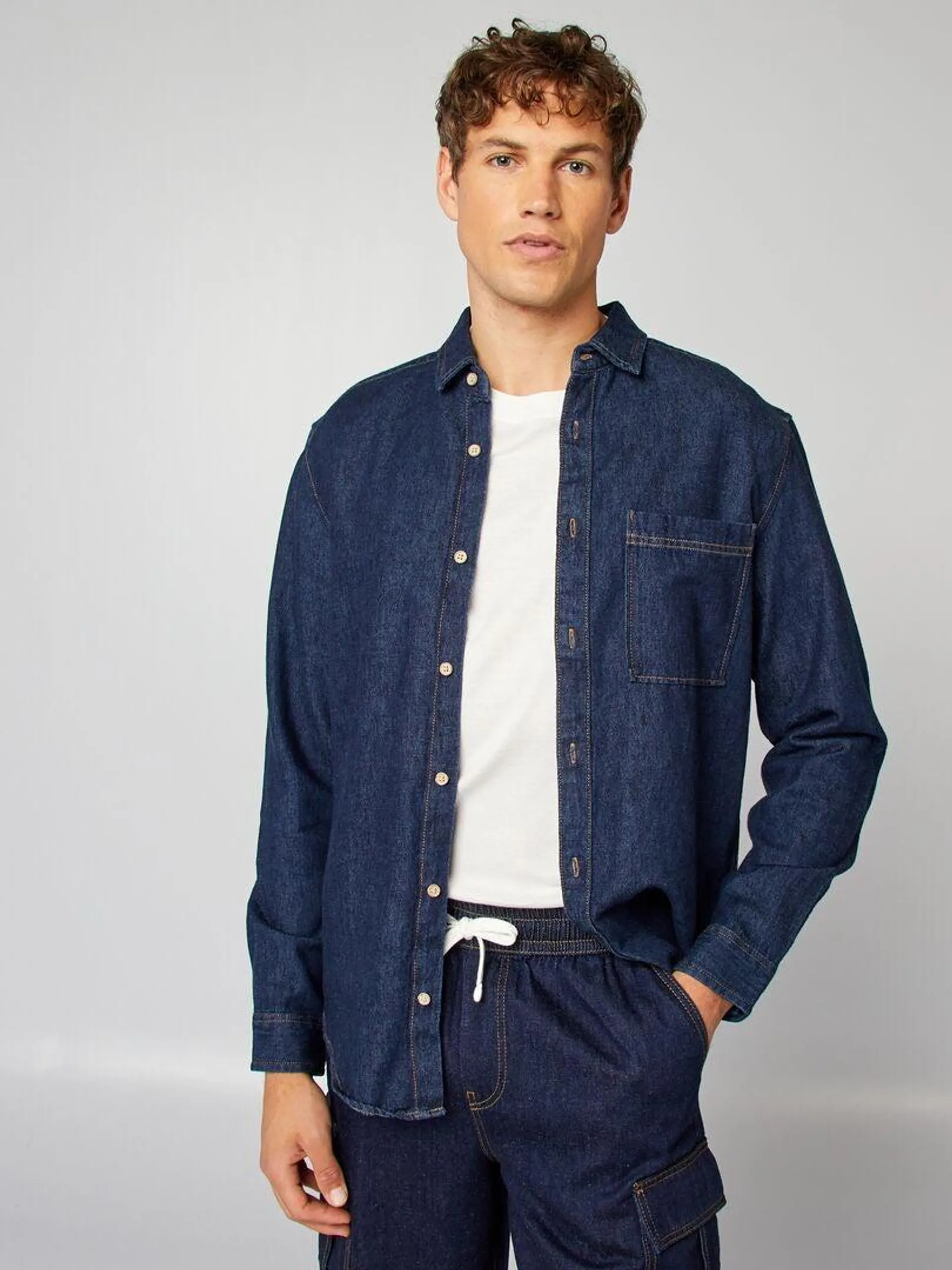 Chemise en jean - Bleu