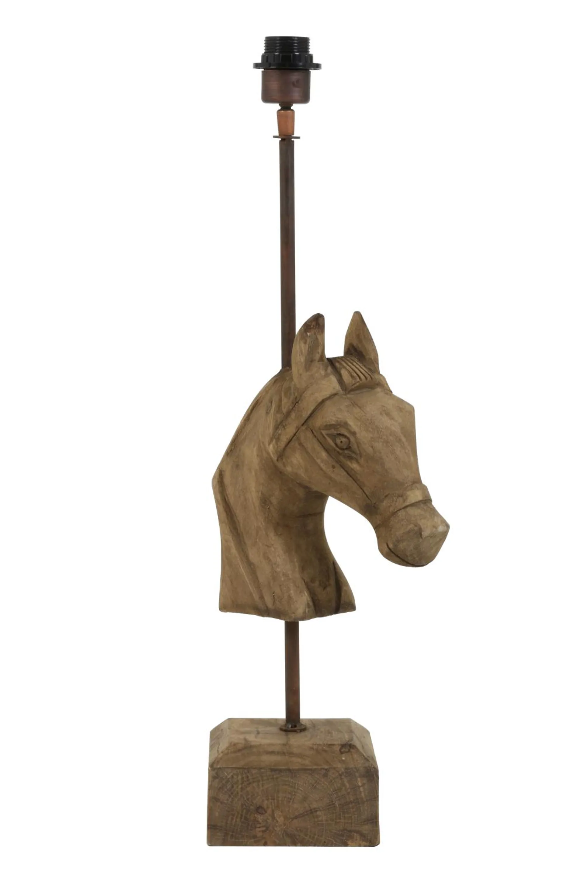 Lampenfuss 27x14x69 cm HORSE Holz