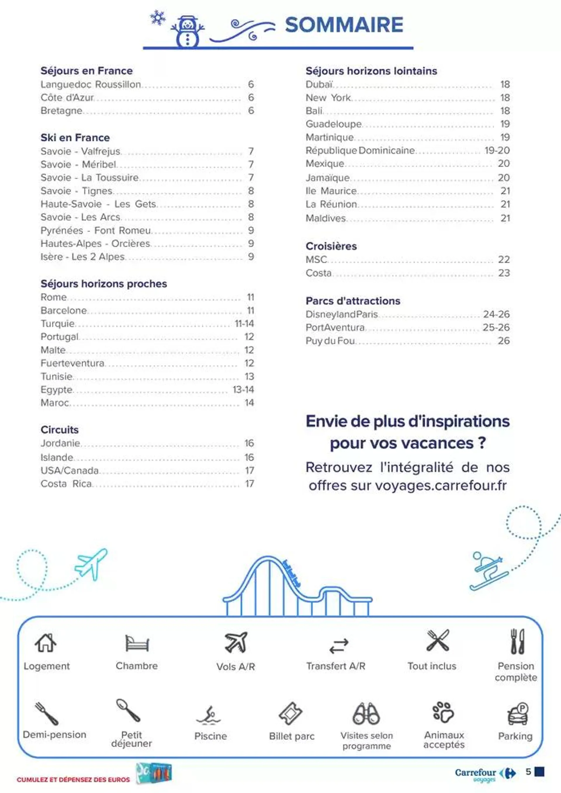 VOYAGEZ TOUT SIMPLEMENT du 16 décembre au 28 février 2025 - Catalogue page 5