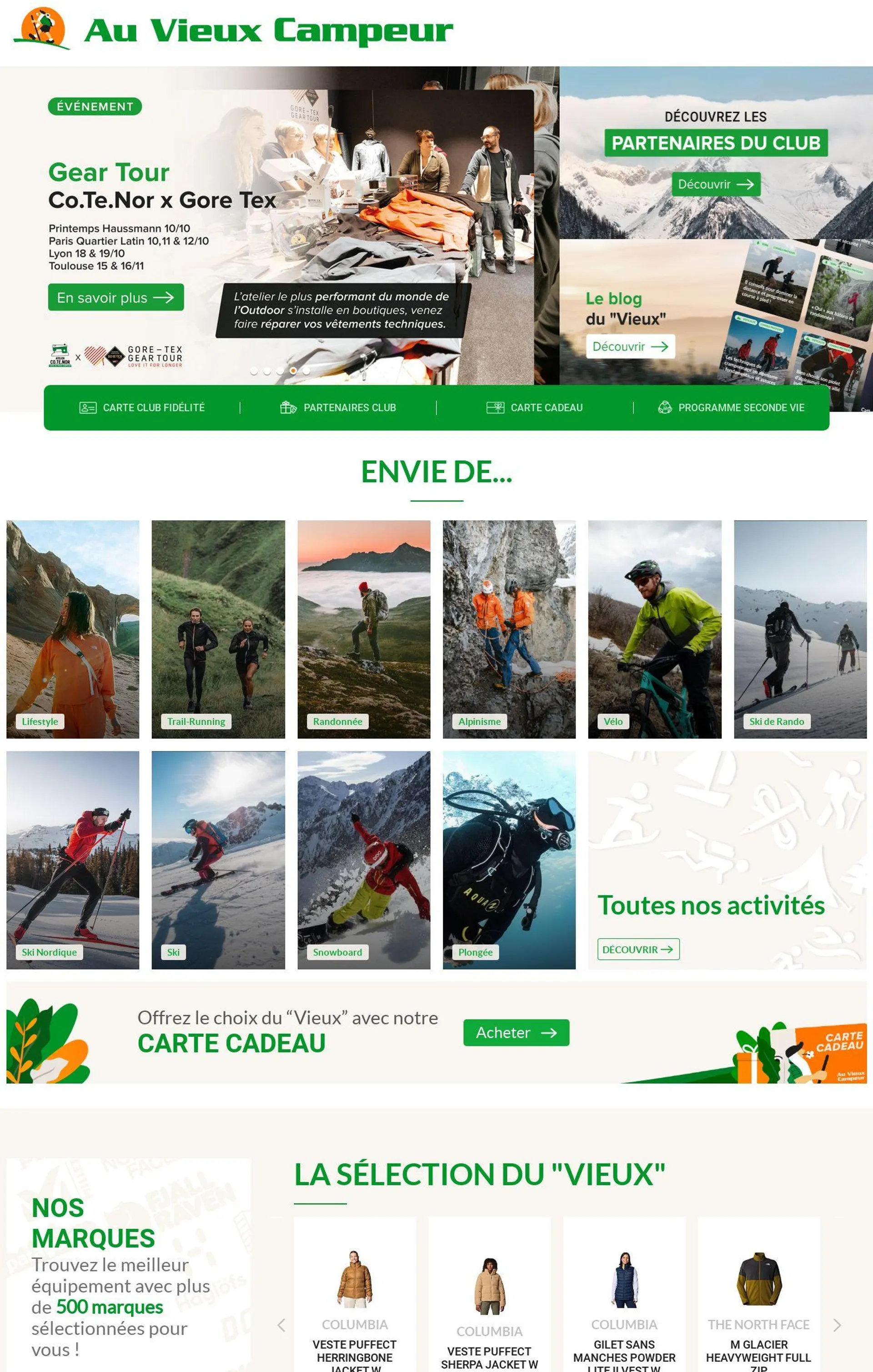 Au Vieux Campeur Catalogue actuel - 1