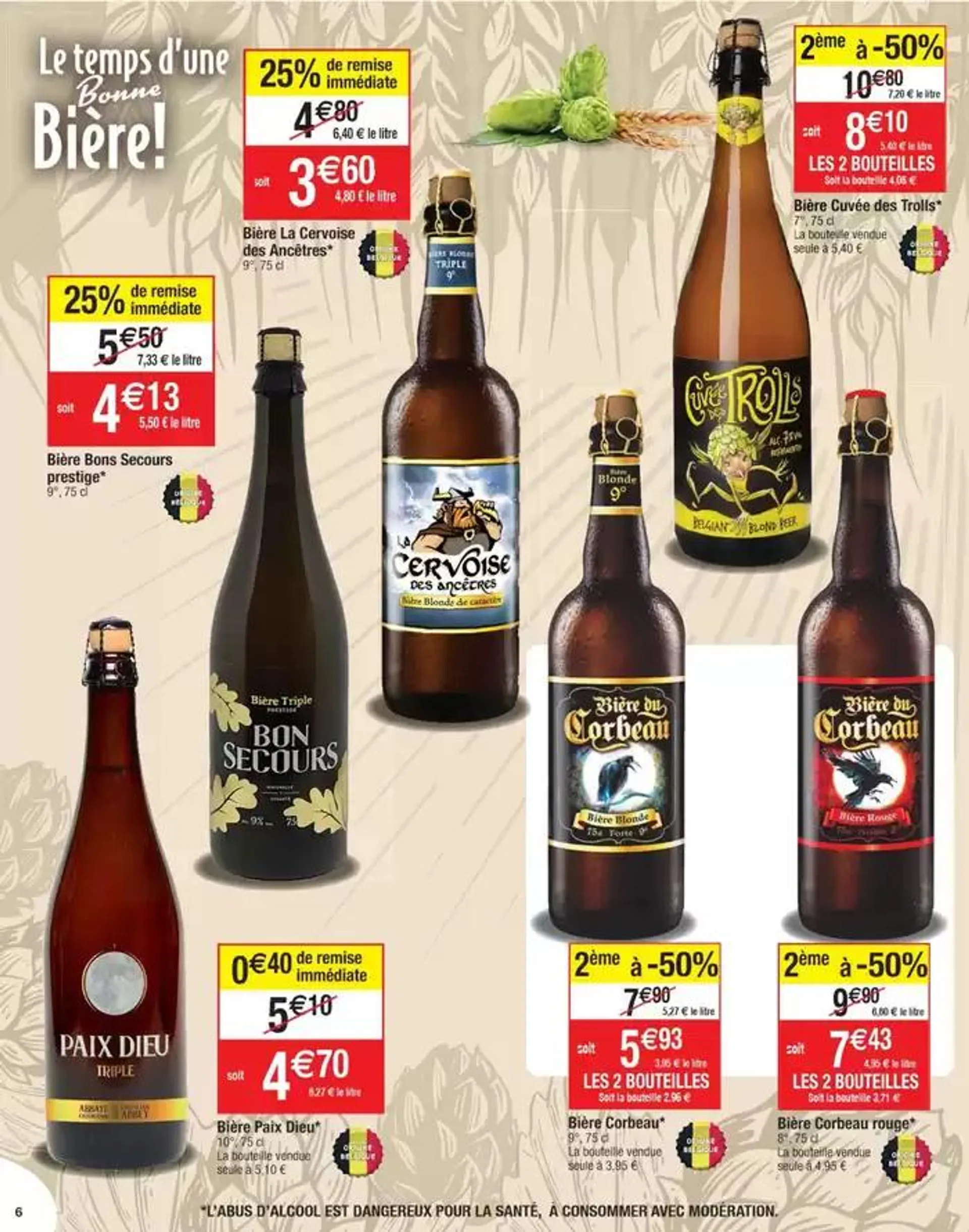 Le temps d'une bonne bière ! du 1 octobre au 13 octobre 2024 - Catalogue page 6