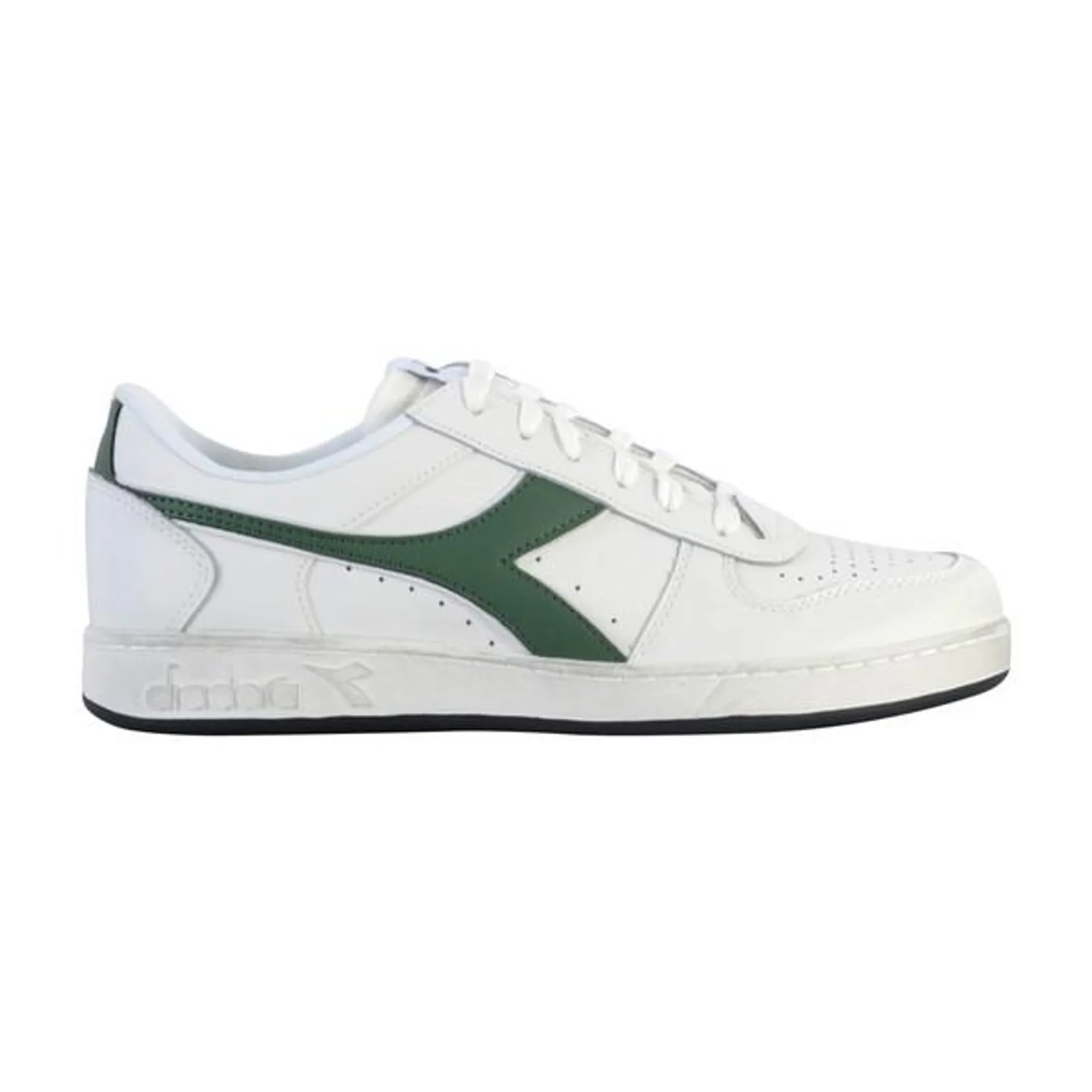 Basket Cuir Diadora Magic Low Icona - Blanc Feuillage