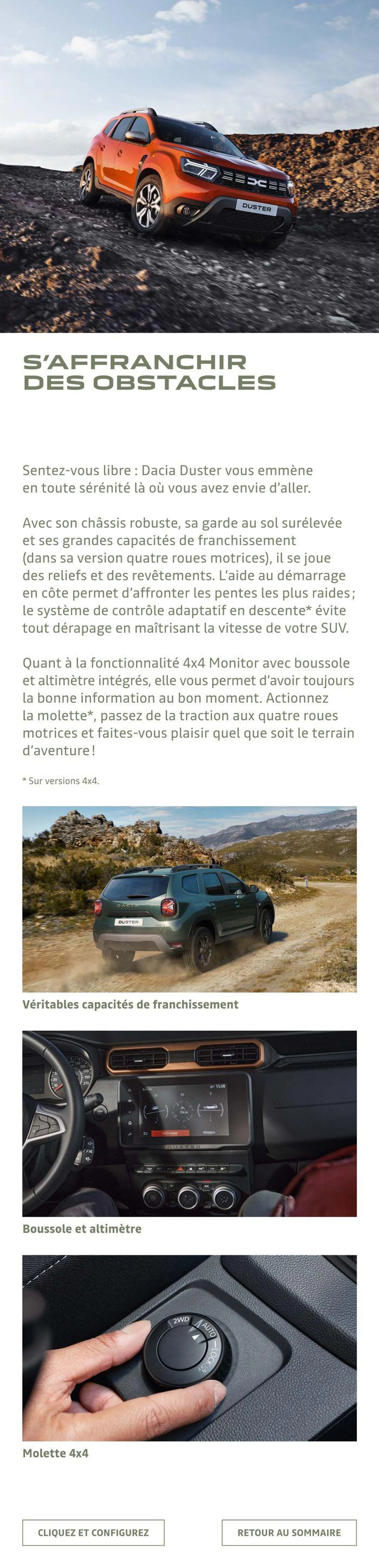 Dacia Duster du 4 juillet au 31 janvier 2025 - Catalogue page 6