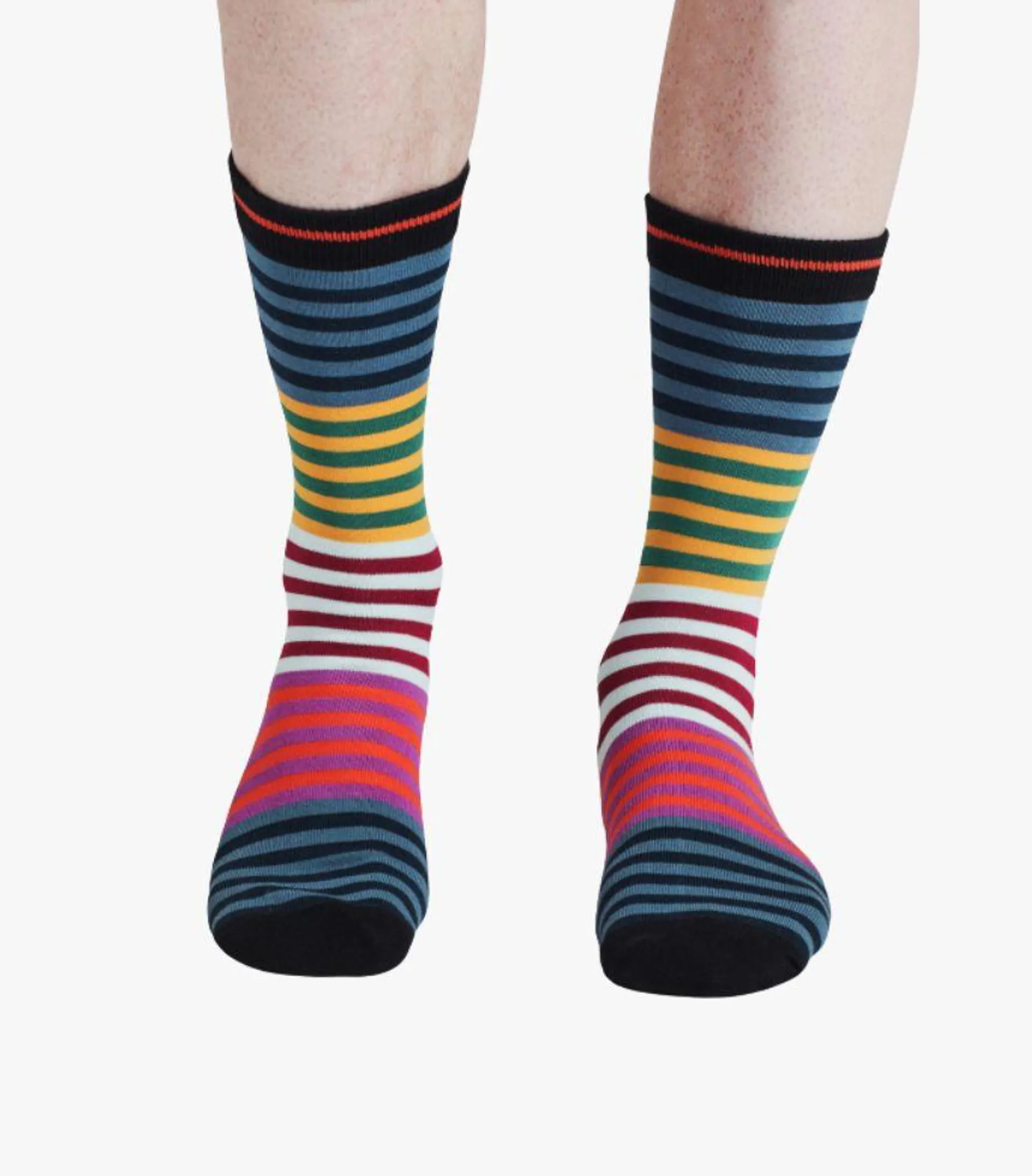 Chaussettes Falon Stripe Black