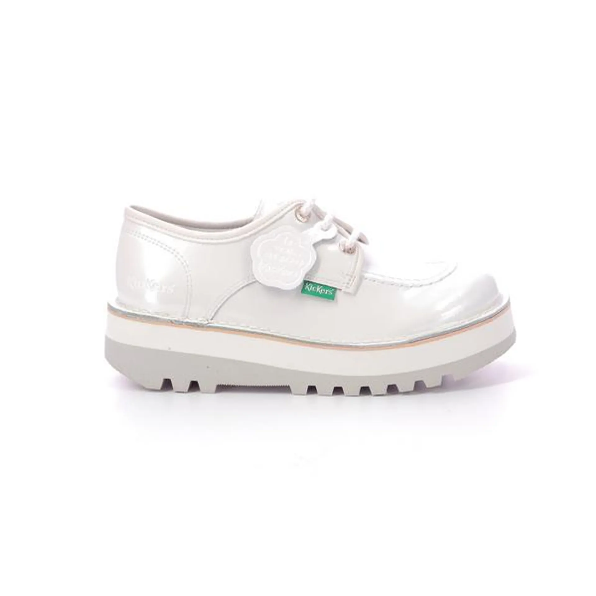 Derbies Cuir Kickers Kickougirl - Blanc