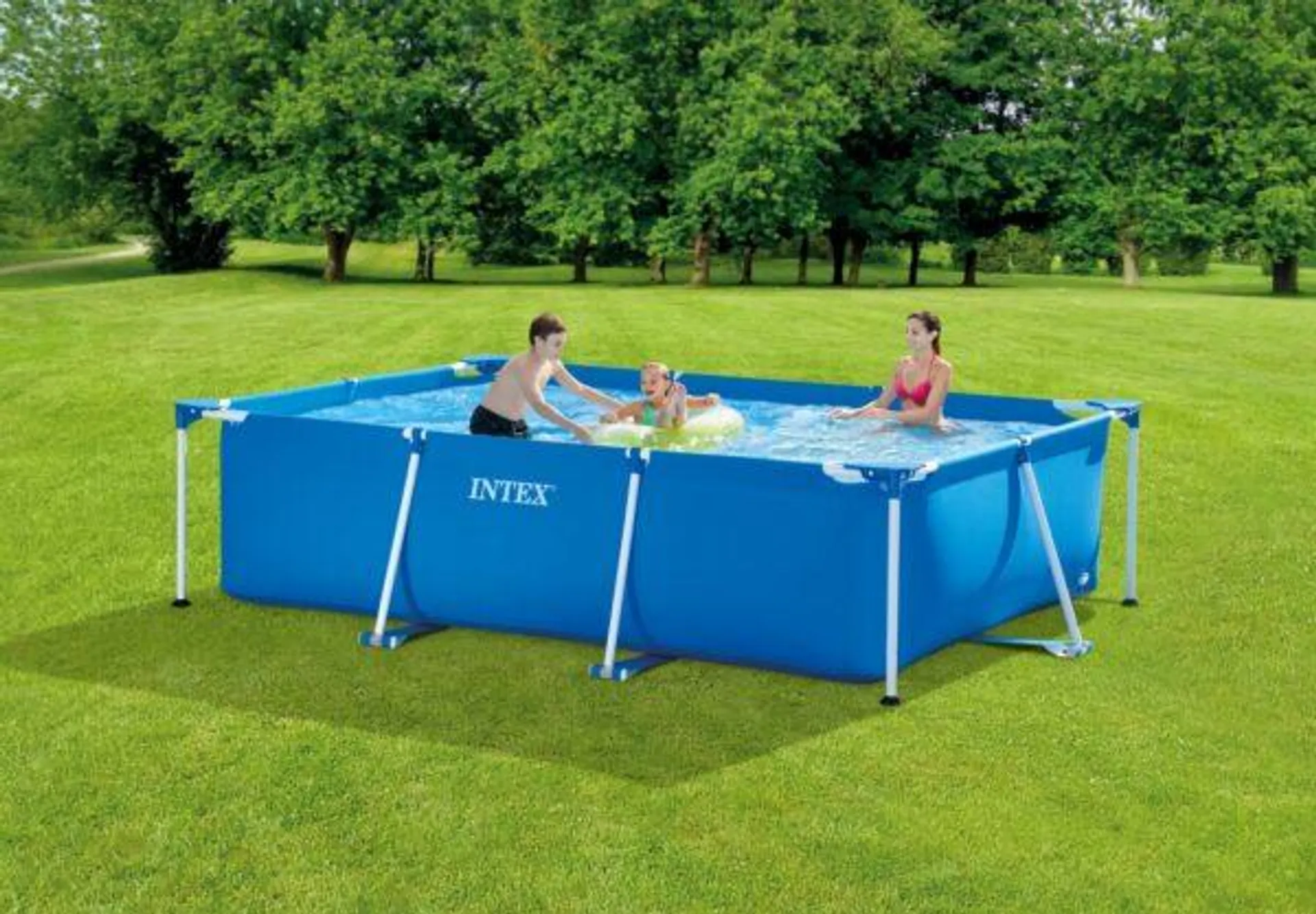 Piscine tubulaire rectangulaire INTEX