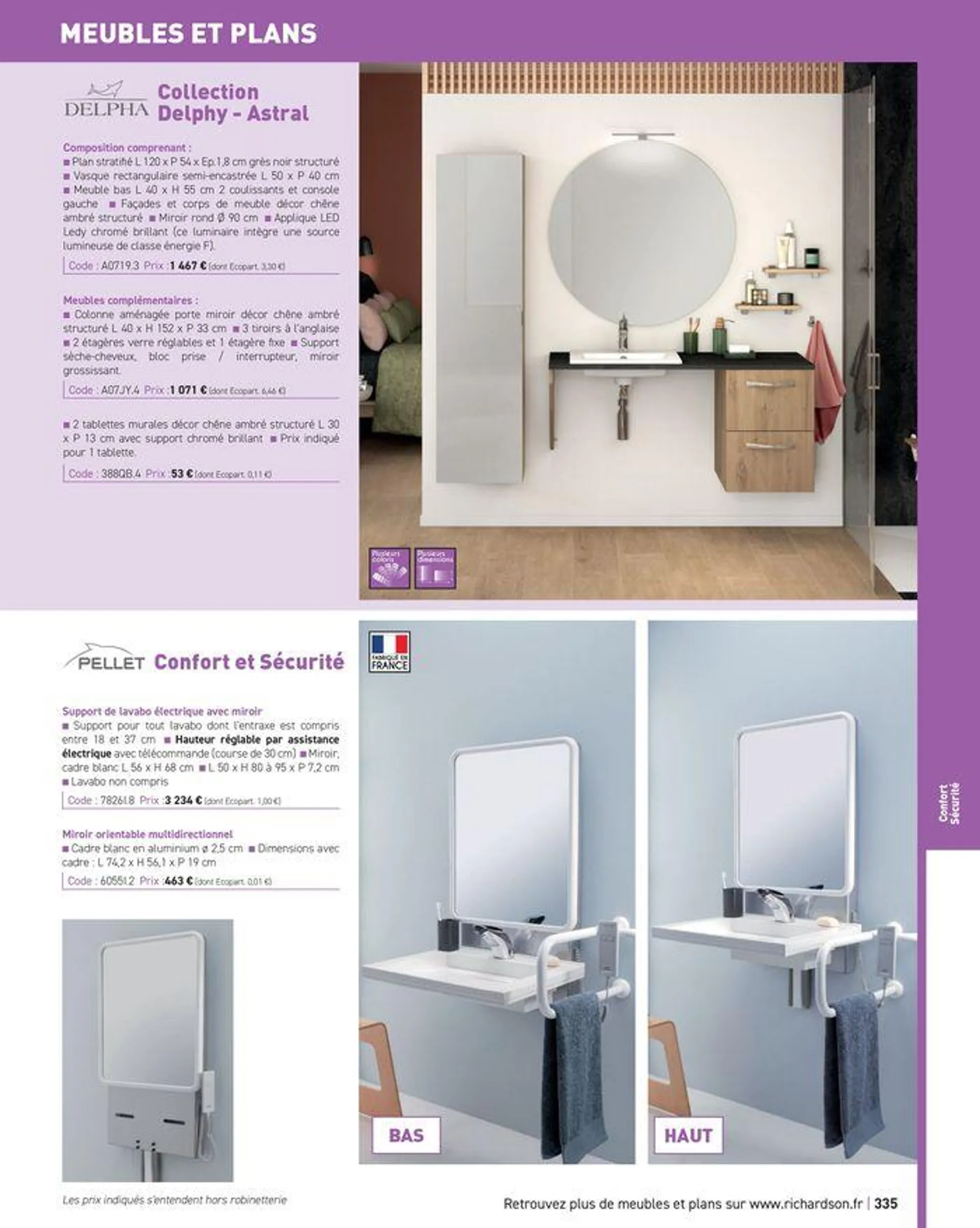 Salle de bains et carrelage 2024 du 23 mai au 31 décembre 2024 - Catalogue page 337