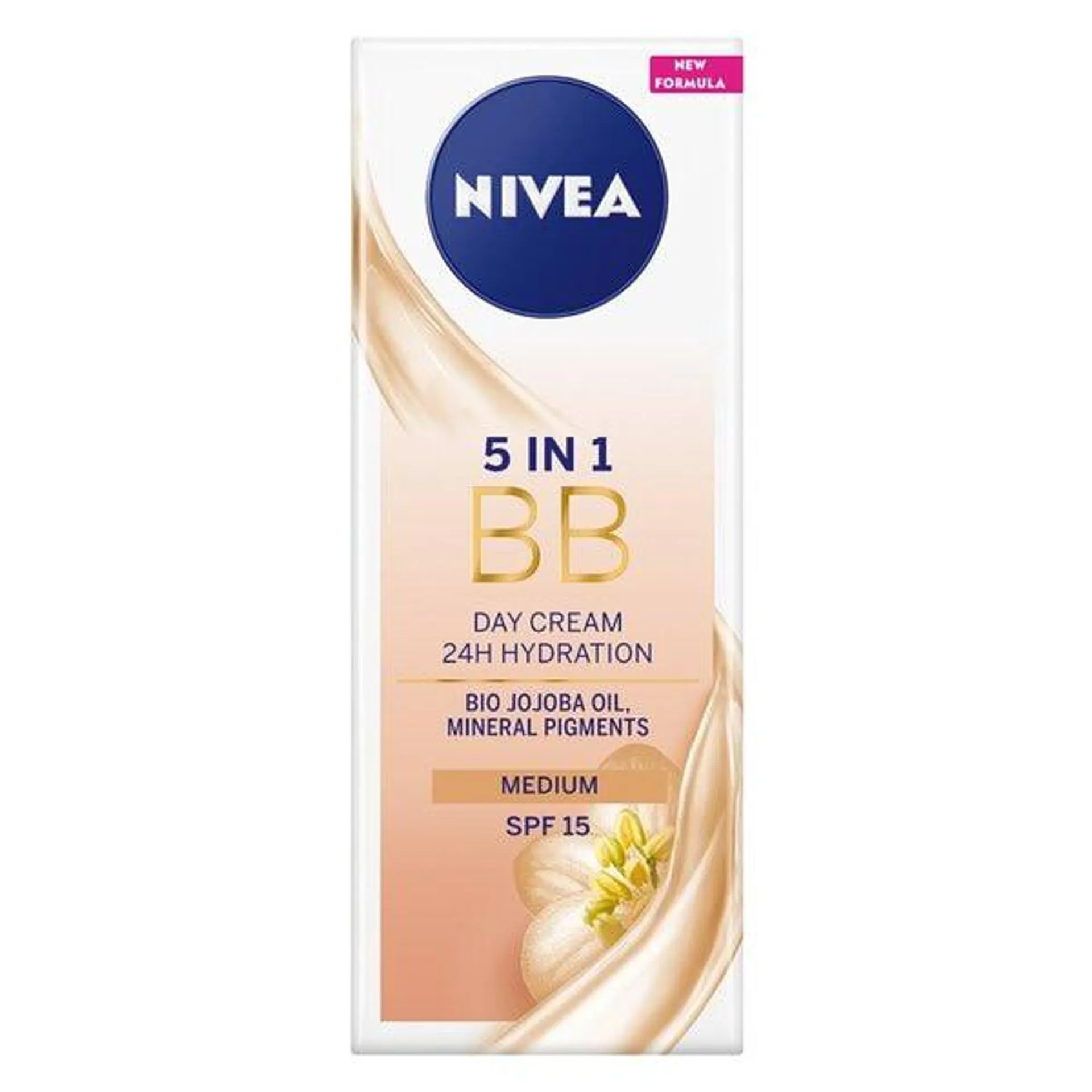 Nivea Soin de Jour 5-en-1 BB Teint Medium FPS 15