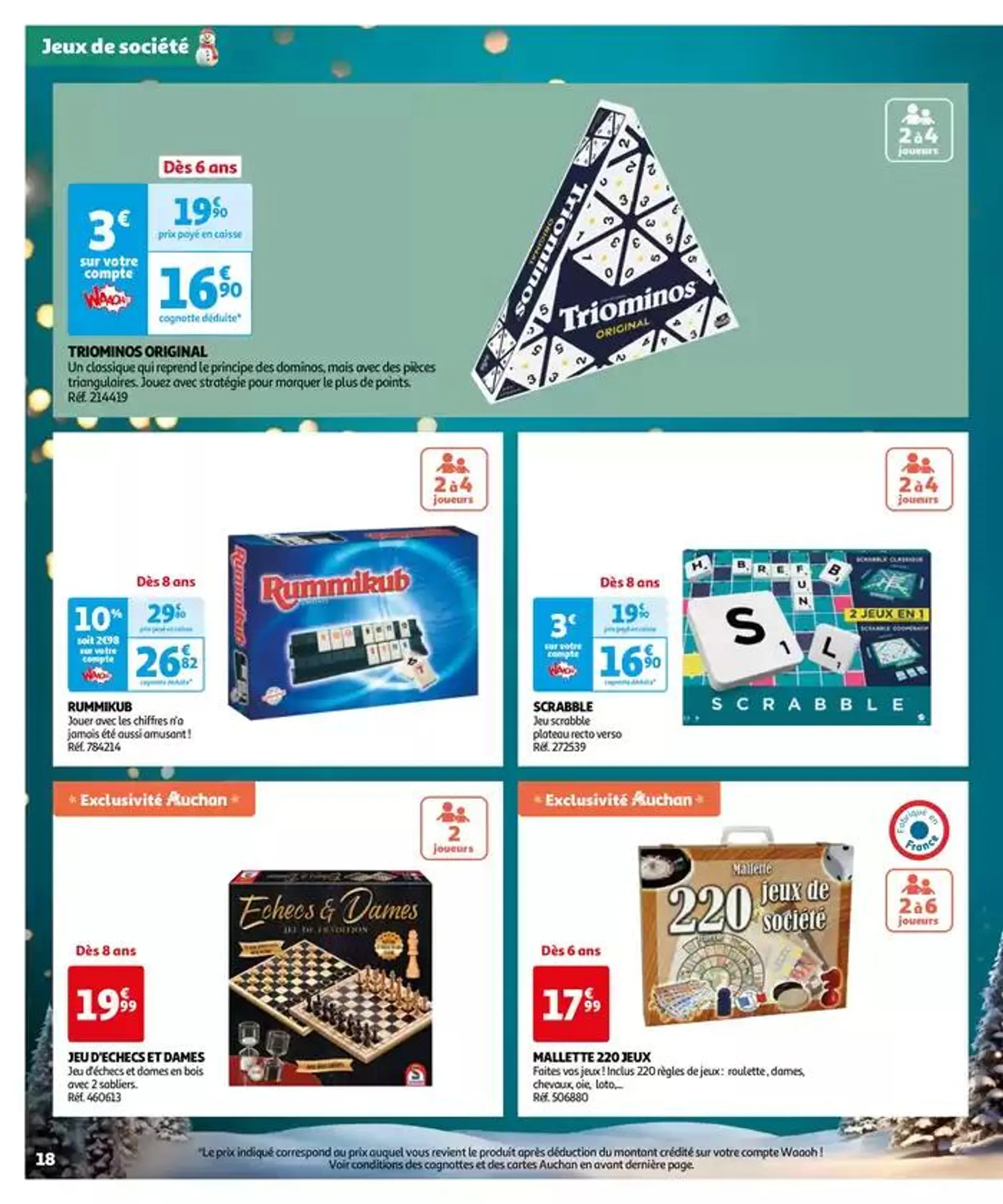 Réveillons Noël, un max de promos pour les fêtes  du 11 octobre au 6 décembre 2024 - Catalogue page 18