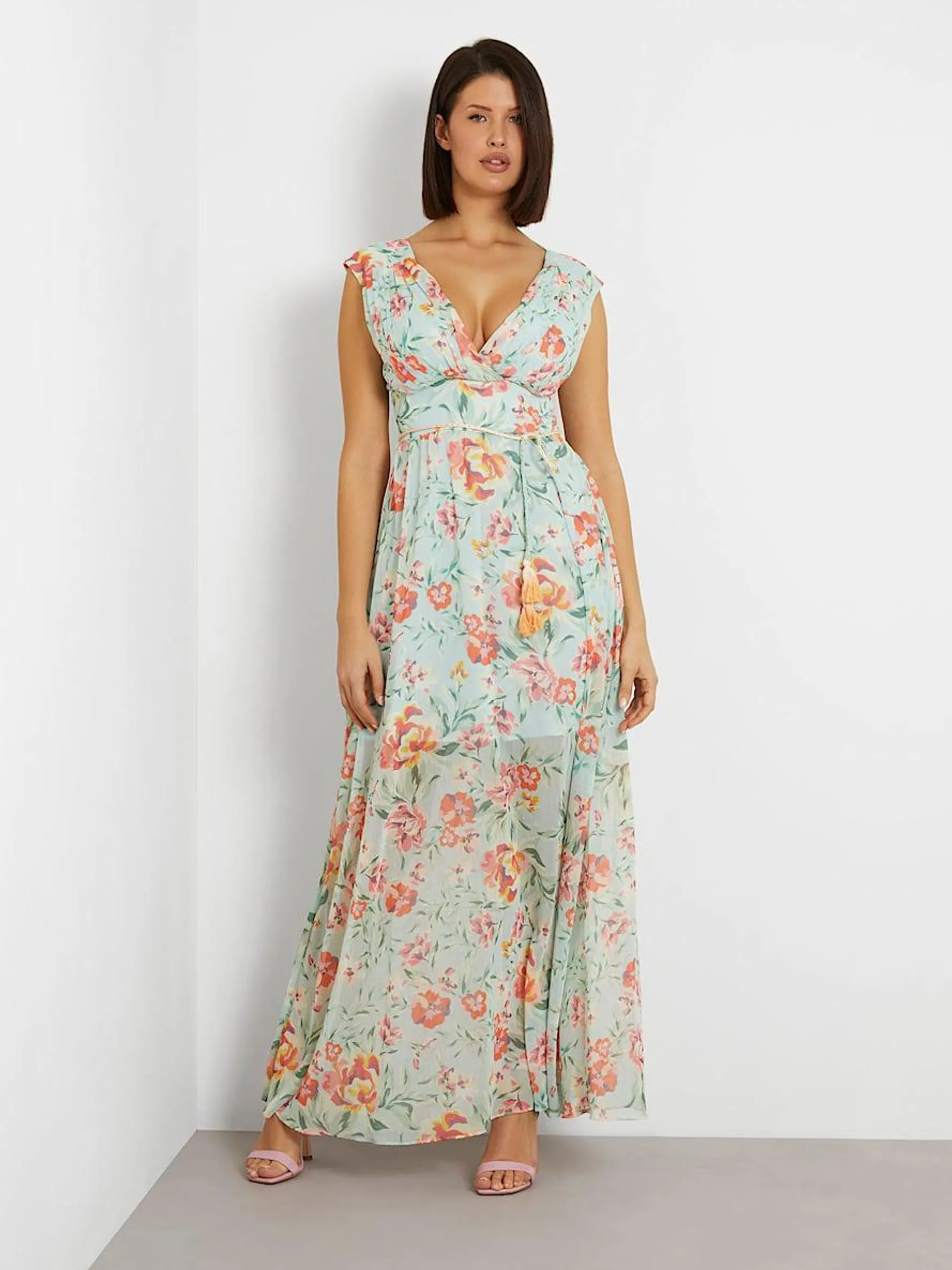 Robe longue imprimé floral