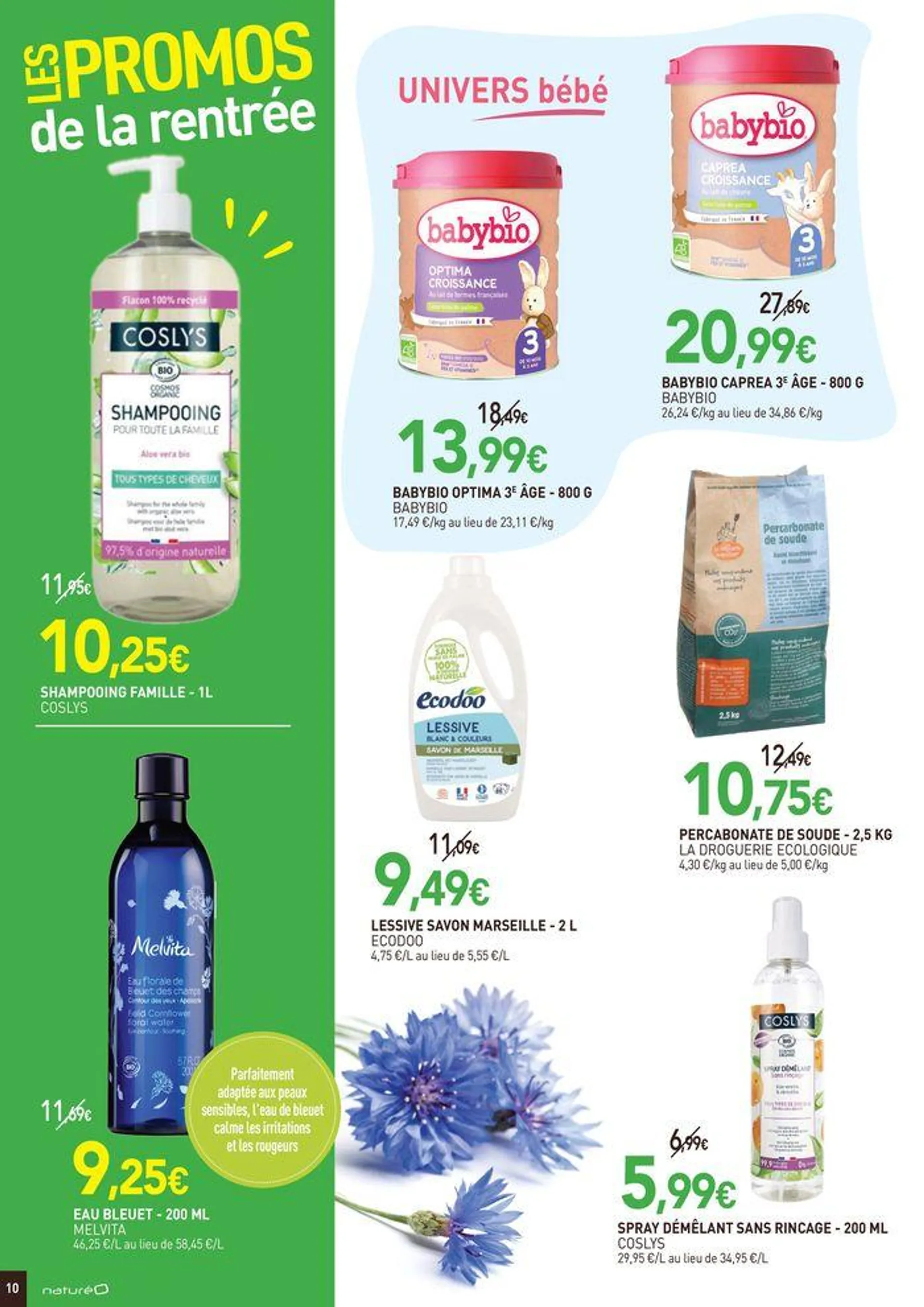 Les promos de la rentrée du 19 août au 15 septembre 2024 - Catalogue page 10